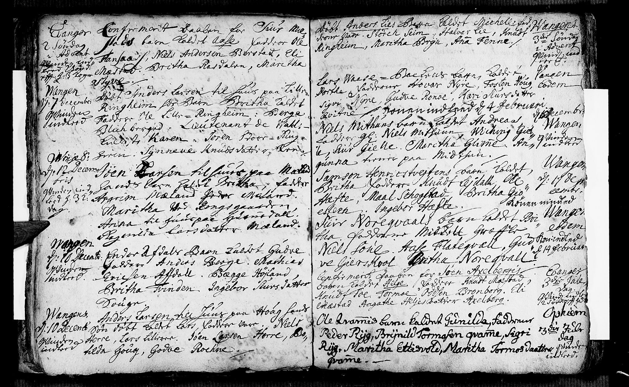 Voss sokneprestembete, AV/SAB-A-79001/H/Haa: Parish register (official) no. A 4, 1732-1736, p. 36