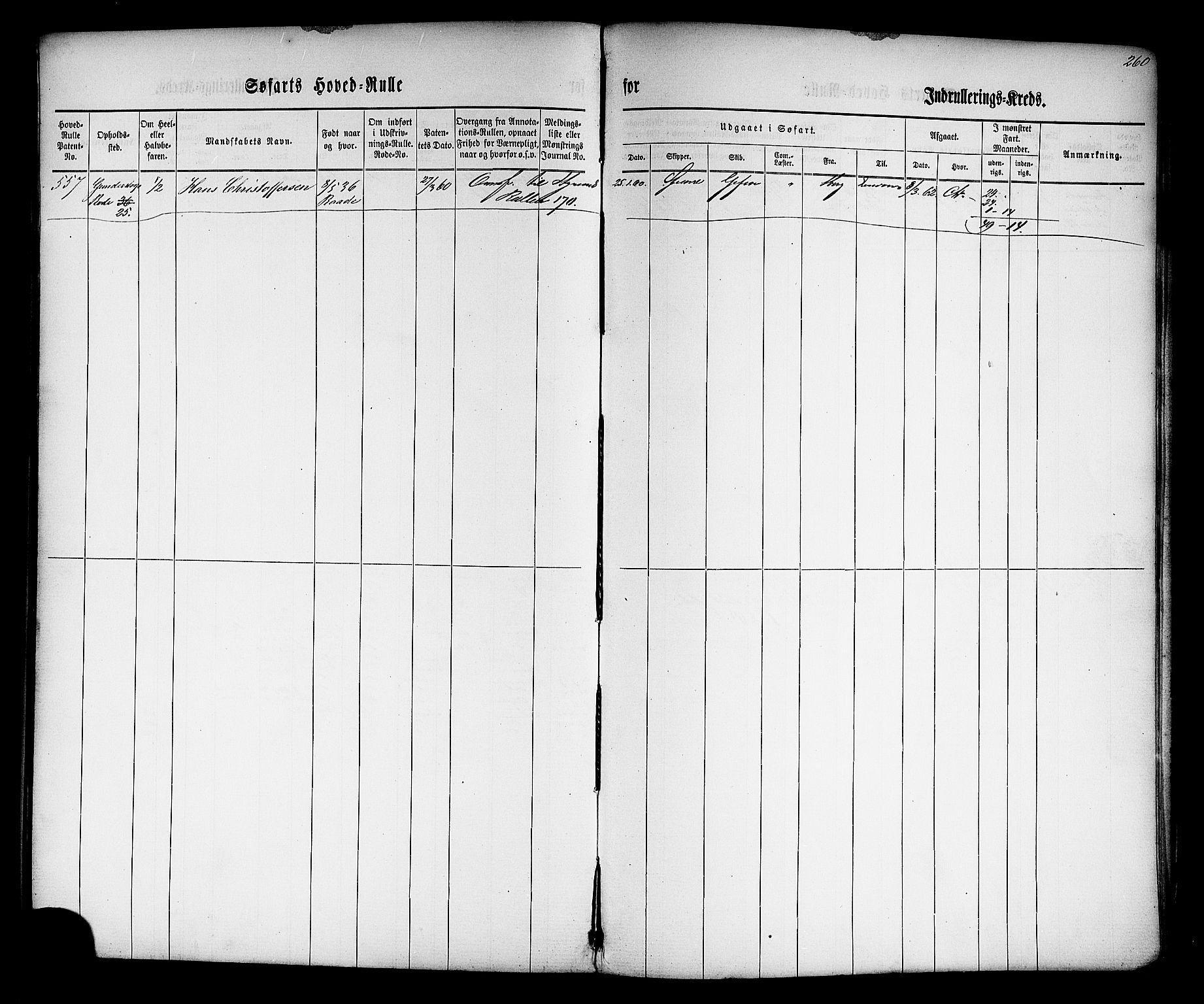 Halden mønstringskontor, AV/SAO-A-10569a/F/Fc/Fcb/L0001: Hovedrulle, 1860, p. 222