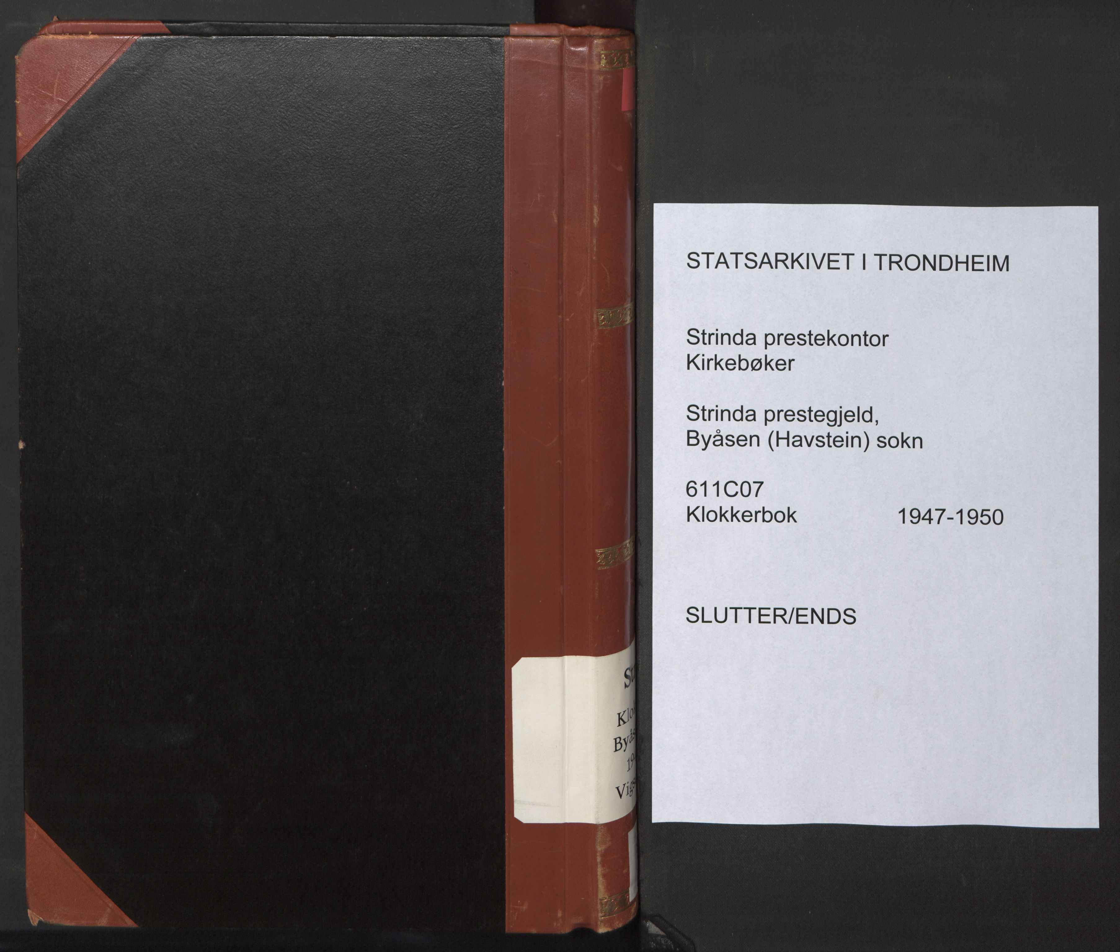 Ministerialprotokoller, klokkerbøker og fødselsregistre - Sør-Trøndelag, SAT/A-1456/611/L0359: Parish register (copy) no. 611C07, 1947-1950
