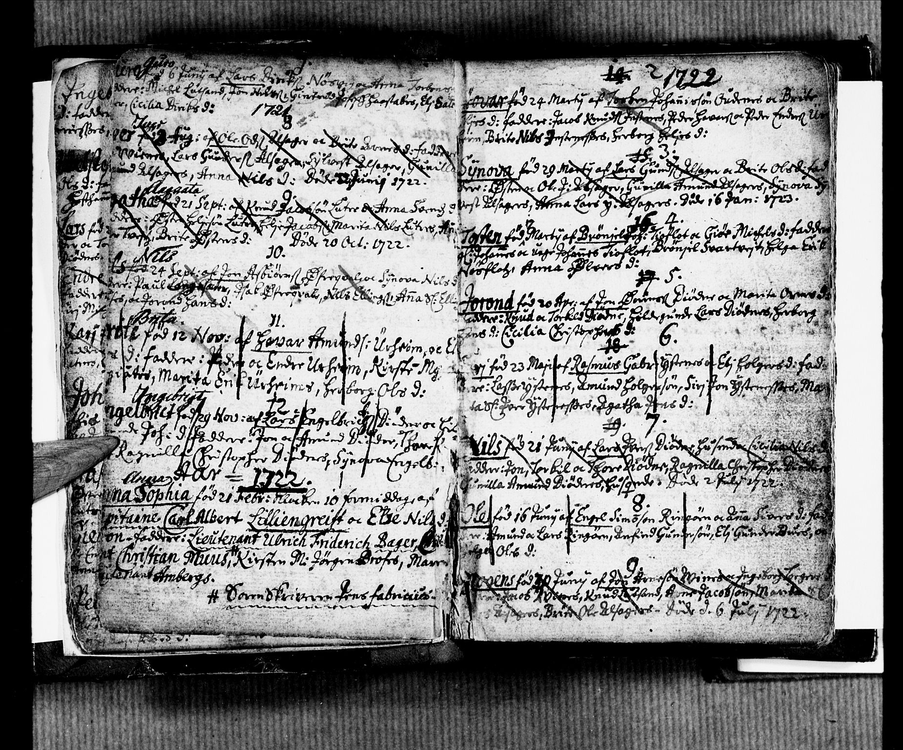 Ullensvang sokneprestembete, SAB/A-78701/H/Haa: Parish register (official) no. A 3 /2, 1719-1733