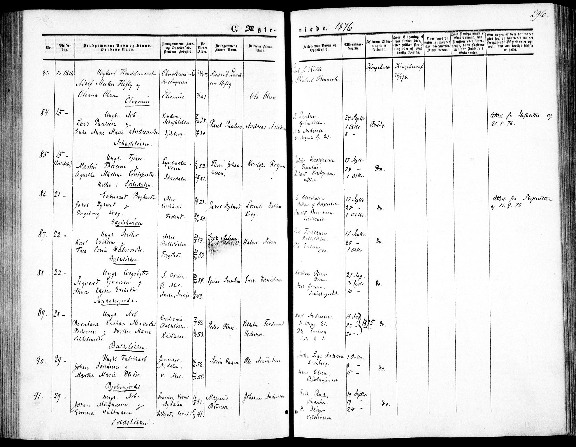 Vestre Aker prestekontor Kirkebøker, AV/SAO-A-10025/F/Fa/L0002: Parish register (official) no. 2, 1855-1877, p. 296