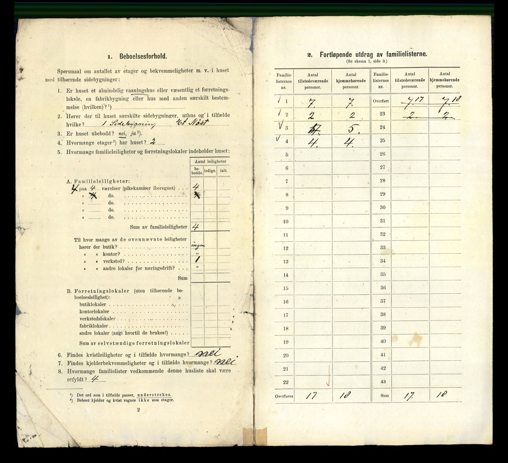 RA, 1910 census for Bergen, 1910, p. 45518