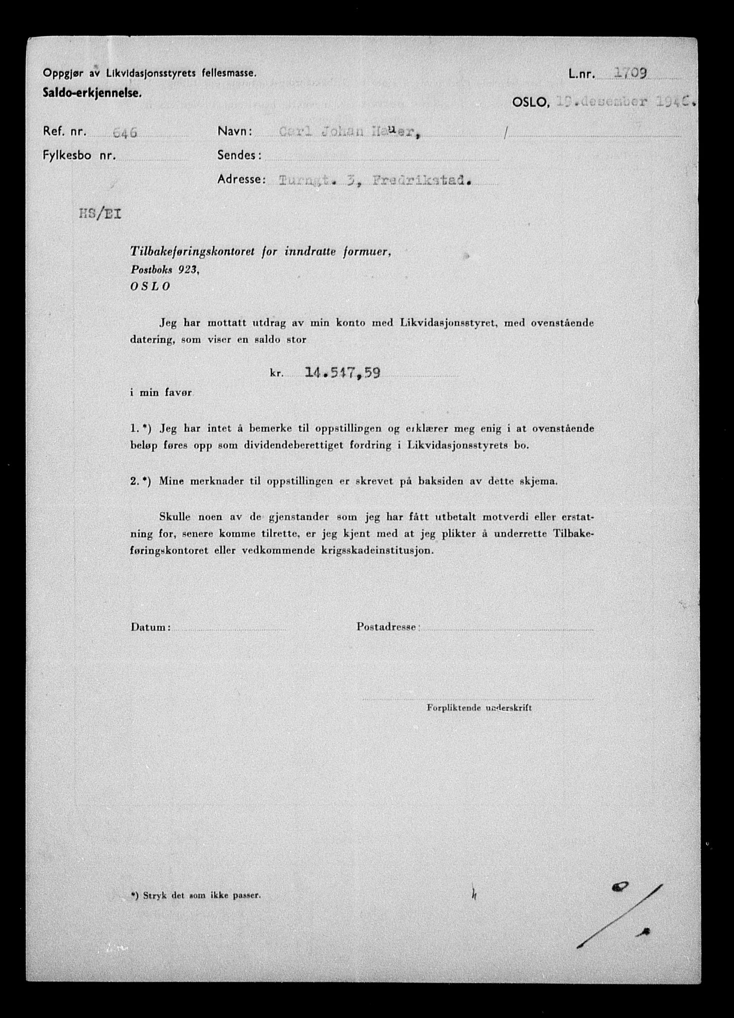 Justisdepartementet, Tilbakeføringskontoret for inndratte formuer, RA/S-1564/H/Hc/Hcd/L0998: --, 1945-1947, p. 372