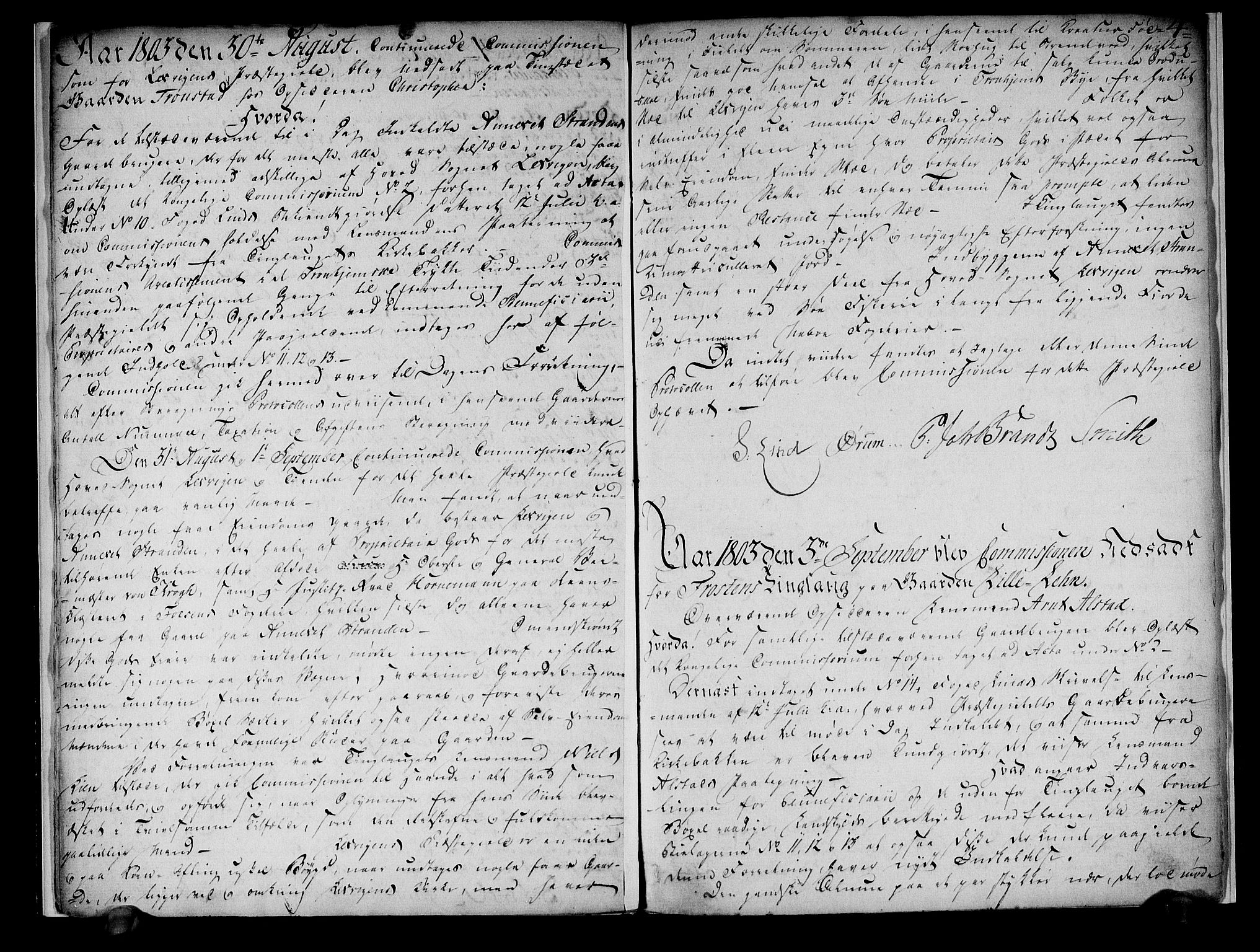 Rentekammeret inntil 1814, Realistisk ordnet avdeling, AV/RA-EA-4070/N/Ne/Nea/L0147: Stjørdal og Verdal fogderi. Deliberasjonsprotokoll, 1803, p. 6