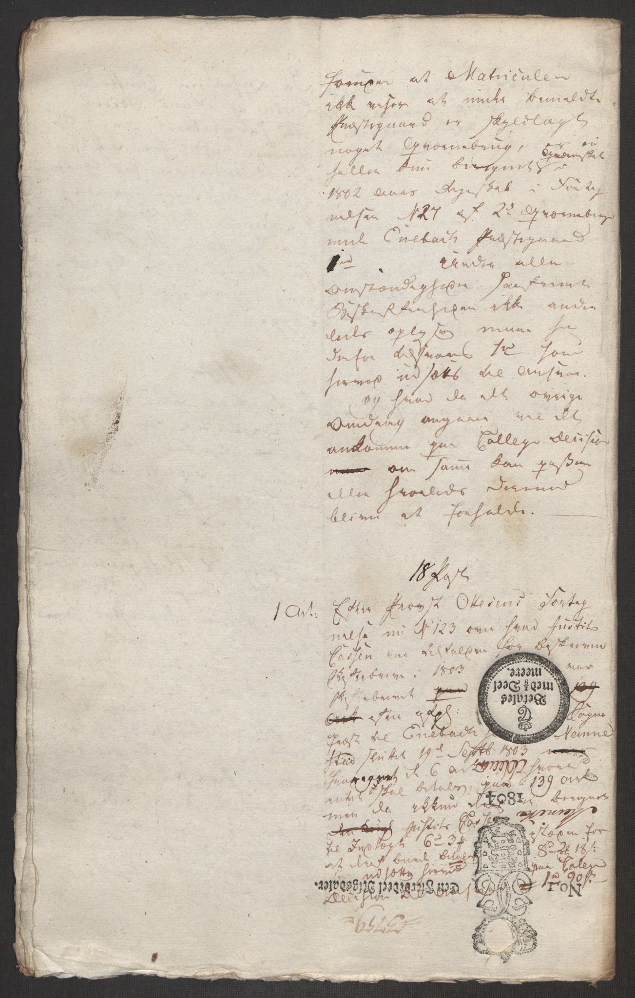 Rentekammeret inntil 1814, Reviderte regnskaper, Fogderegnskap, RA/EA-4092/R11/L0679: Fogderegnskap Nedre Romerike, 1803, p. 643