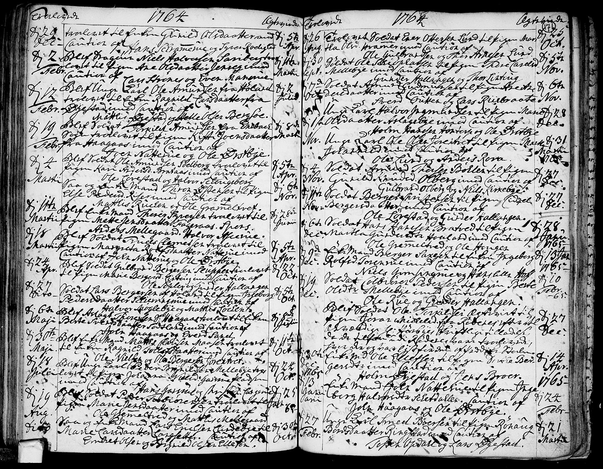 Trøgstad prestekontor Kirkebøker, SAO/A-10925/F/Fa/L0004: Parish register (official) no. I 4, 1750-1784, p. 171
