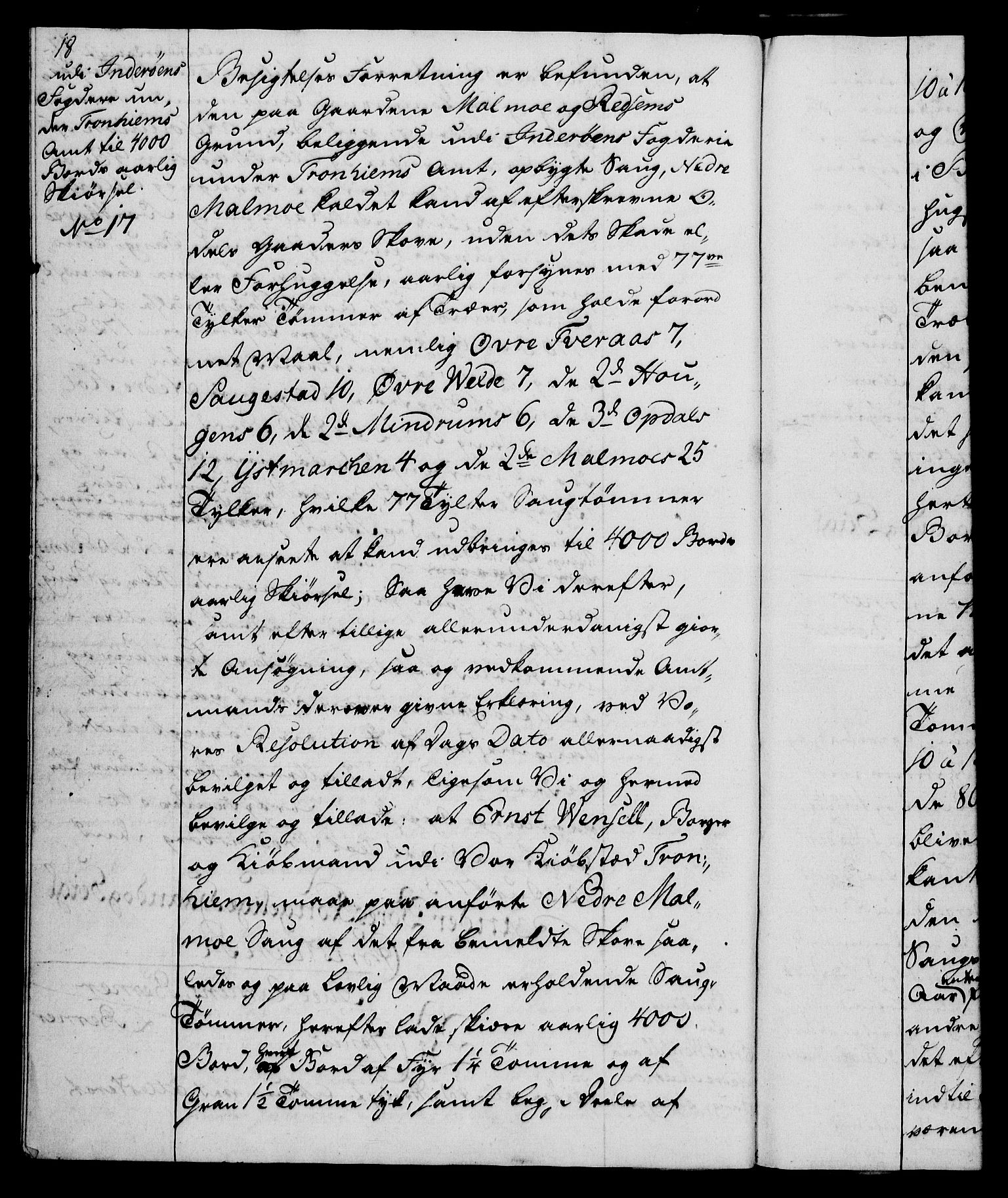 Rentekammeret, Kammerkanselliet, AV/RA-EA-3111/G/Gg/Gga/L0010: Norsk ekspedisjonsprotokoll med register (merket RK 53.10), 1773-1778, p. 18