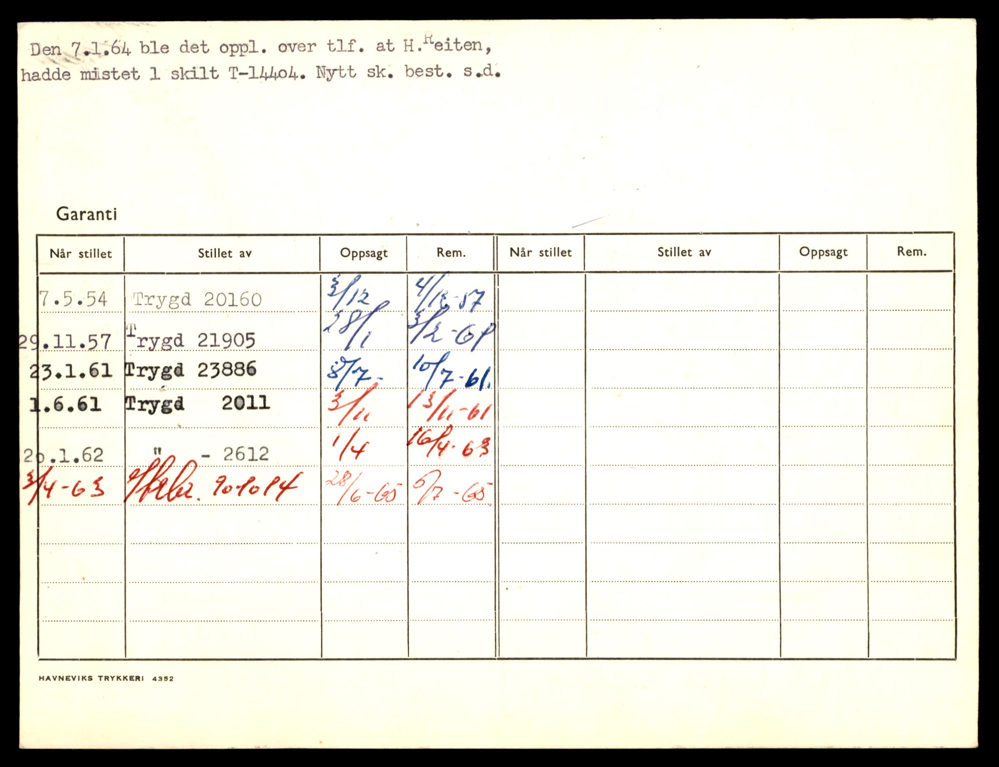 Møre og Romsdal vegkontor - Ålesund trafikkstasjon, AV/SAT-A-4099/F/Fe/L0045: Registreringskort for kjøretøy T 14320 - T 14444, 1927-1998, p. 2144