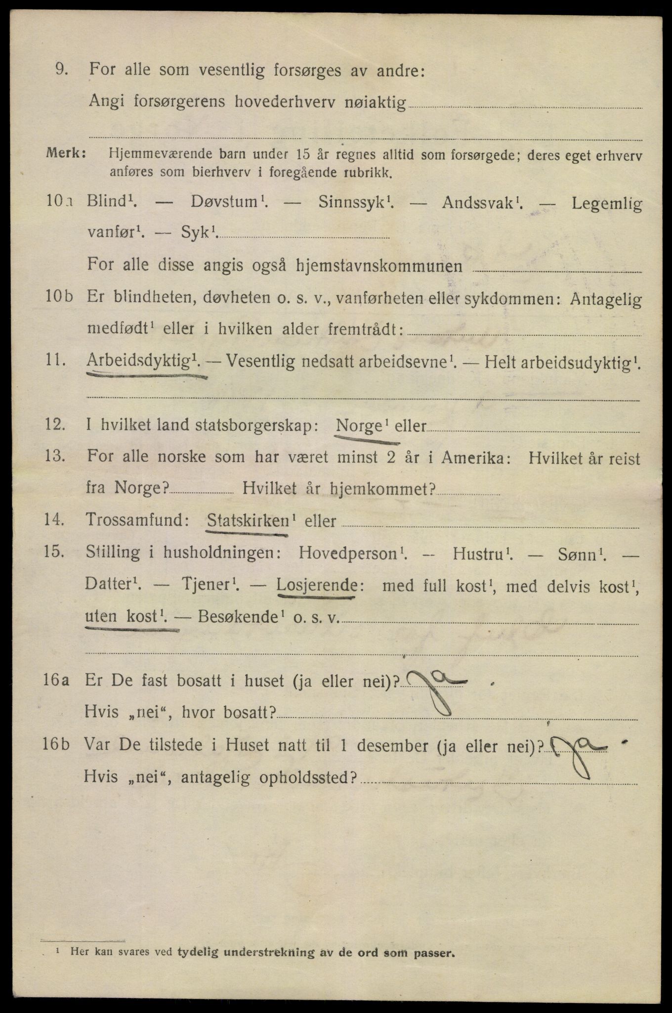 SAKO, 1920 census for Skien, 1920, p. 16821