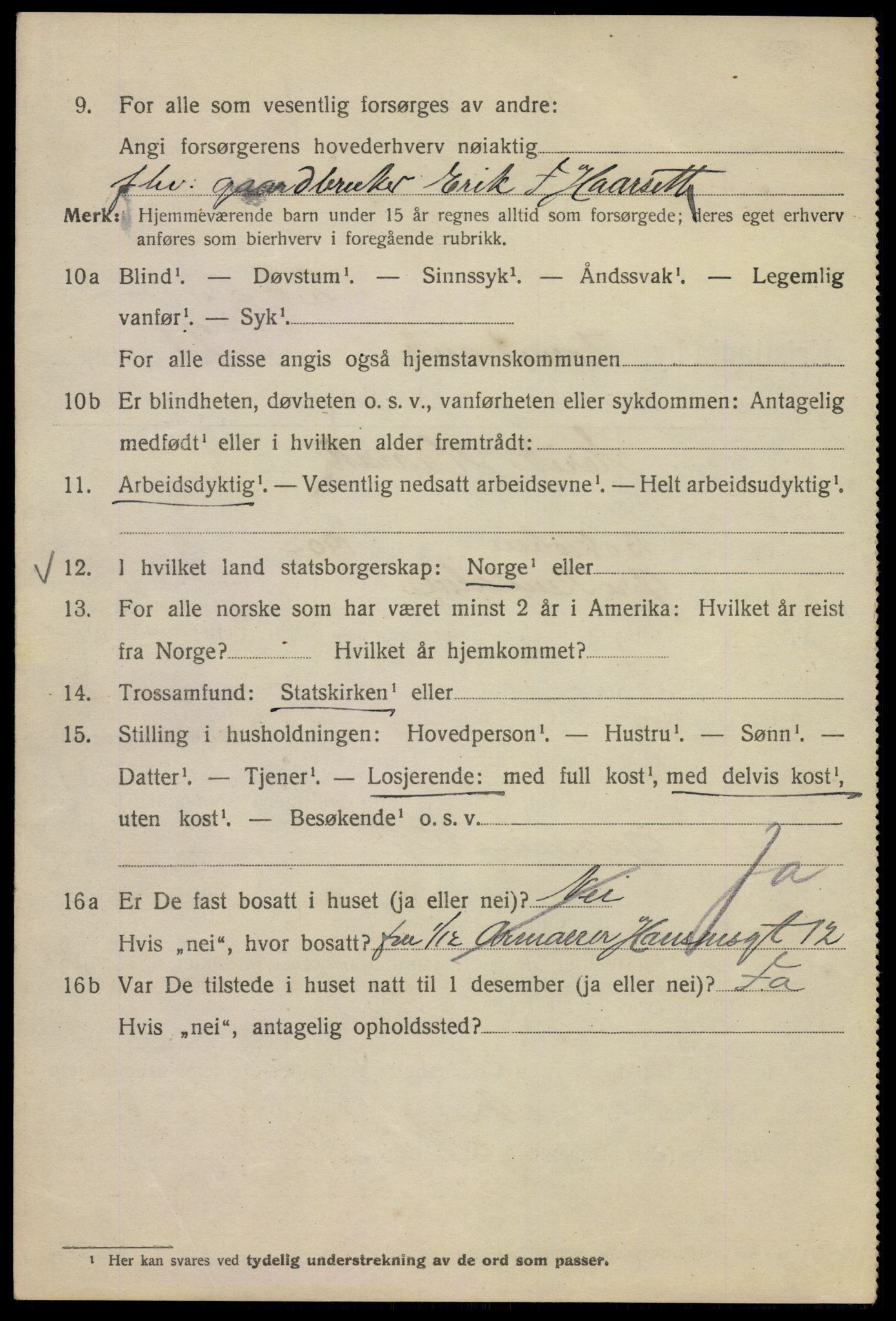 SAO, 1920 census for Kristiania, 1920, p. 467352