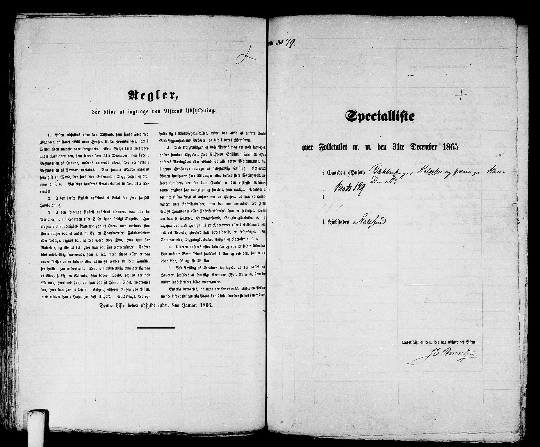 RA, 1865 census for Ålesund, 1865, p. 166