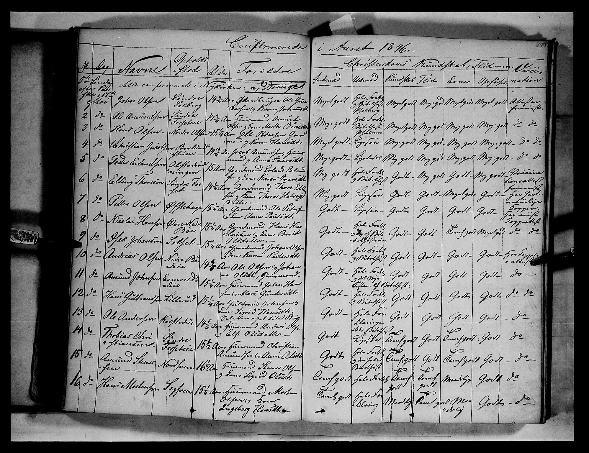 Gausdal prestekontor, SAH/PREST-090/H/Ha/Haa/L0007: Parish register (official) no. 7, 1840-1850, p. 178