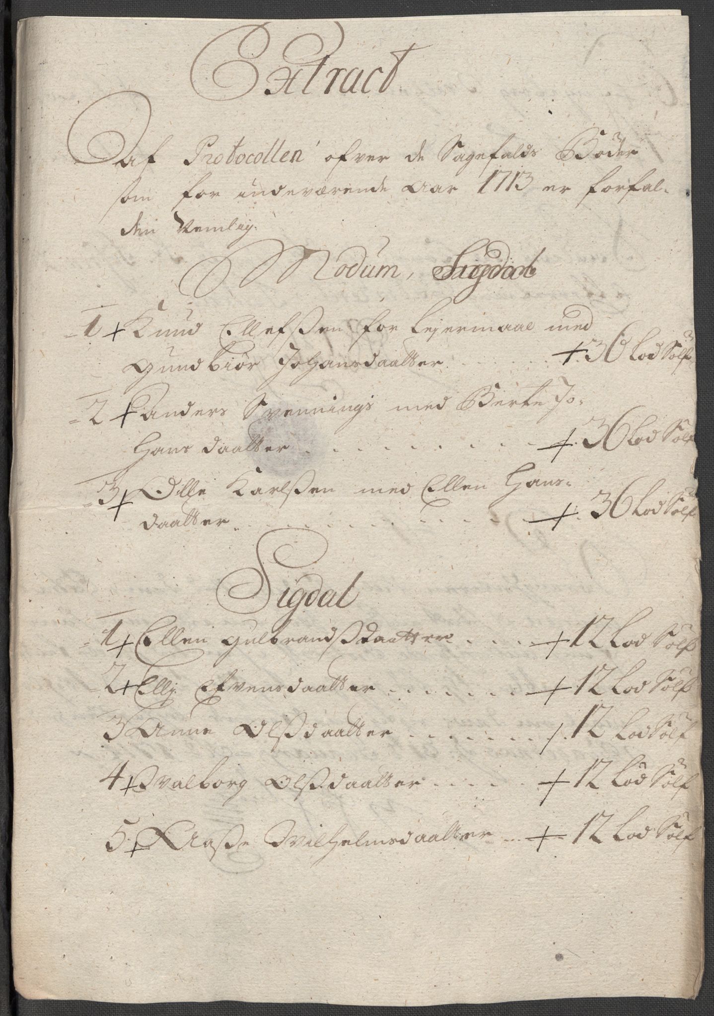 Rentekammeret inntil 1814, Reviderte regnskaper, Fogderegnskap, AV/RA-EA-4092/R31/L1708: Fogderegnskap Hurum, Røyken, Eiker, Lier og Buskerud, 1713, p. 338