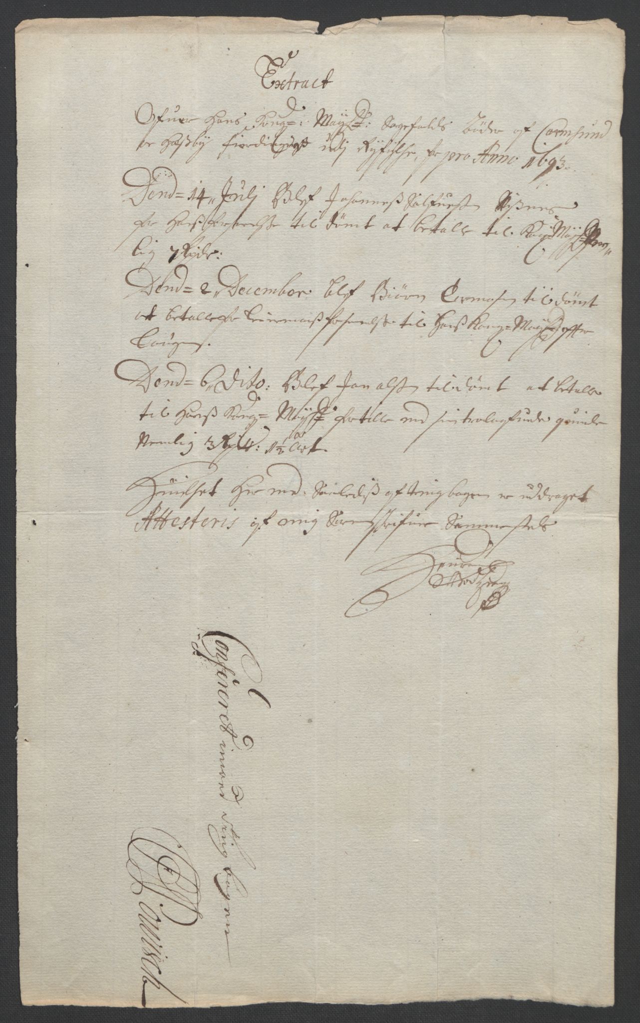 Rentekammeret inntil 1814, Reviderte regnskaper, Fogderegnskap, AV/RA-EA-4092/R47/L2856: Fogderegnskap Ryfylke, 1689-1693, p. 607