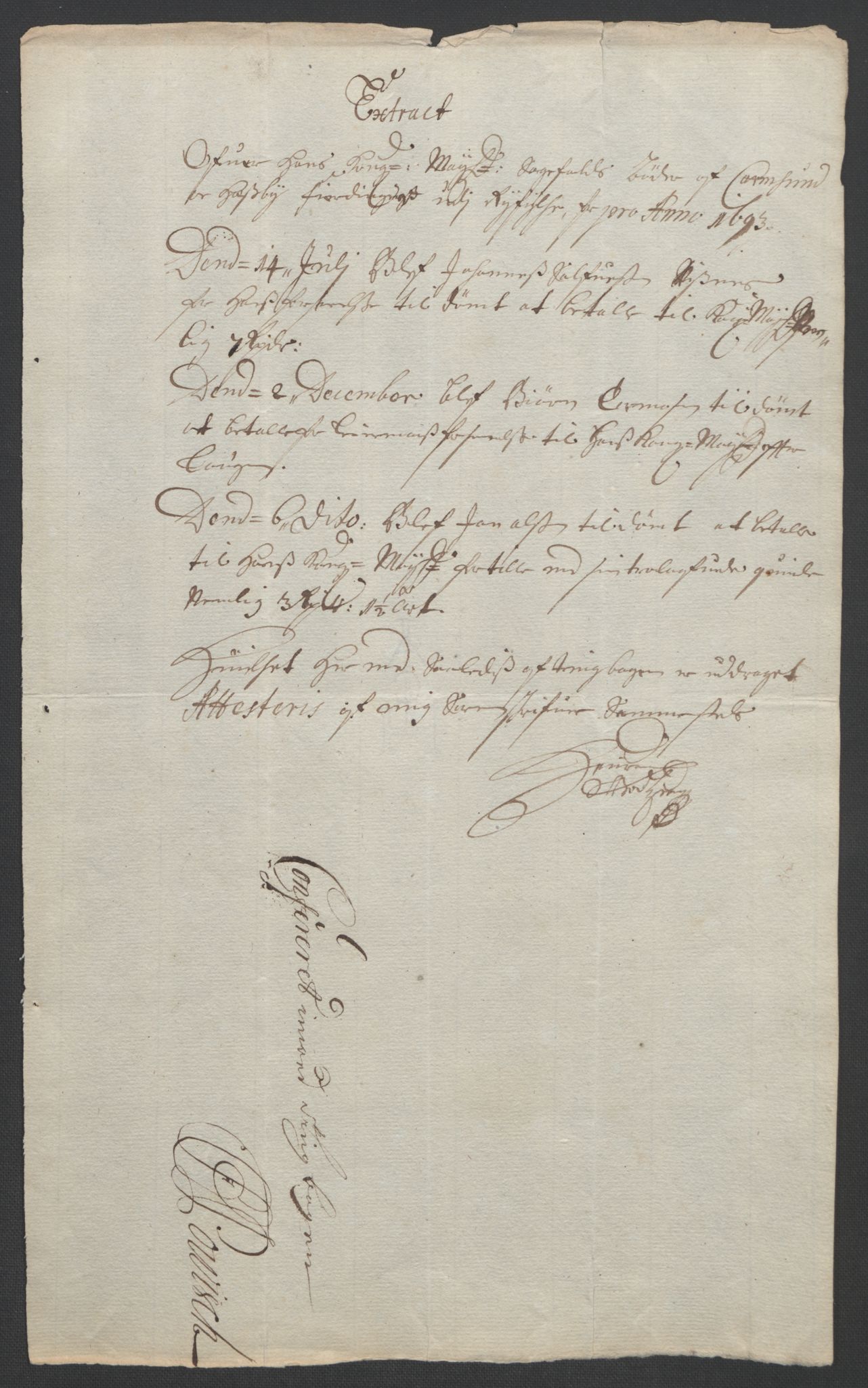 Rentekammeret inntil 1814, Reviderte regnskaper, Fogderegnskap, RA/EA-4092/R47/L2856: Fogderegnskap Ryfylke, 1689-1693, p. 607