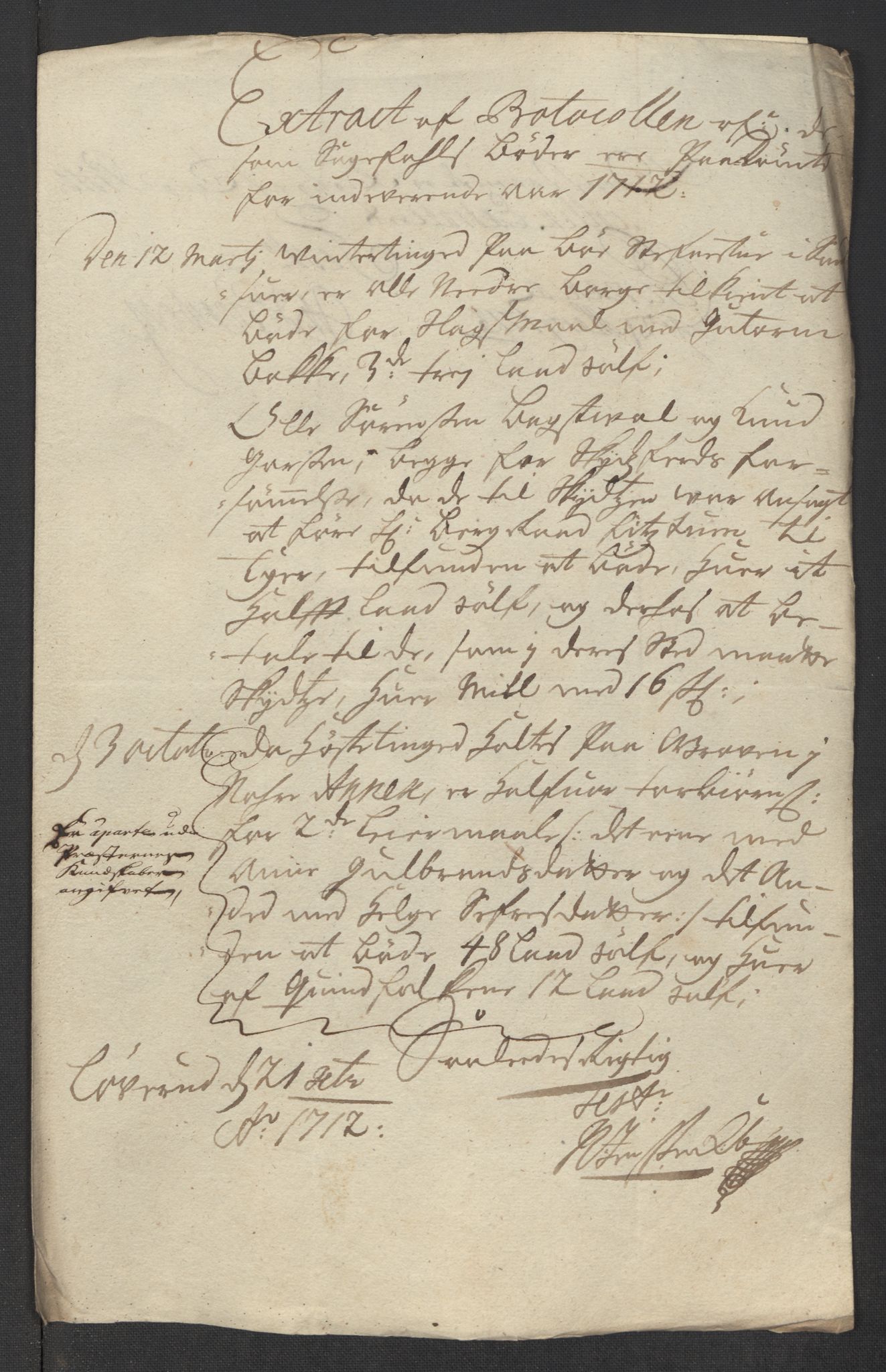 Rentekammeret inntil 1814, Reviderte regnskaper, Fogderegnskap, AV/RA-EA-4092/R24/L1587: Fogderegnskap Numedal og Sandsvær, 1712, p. 280