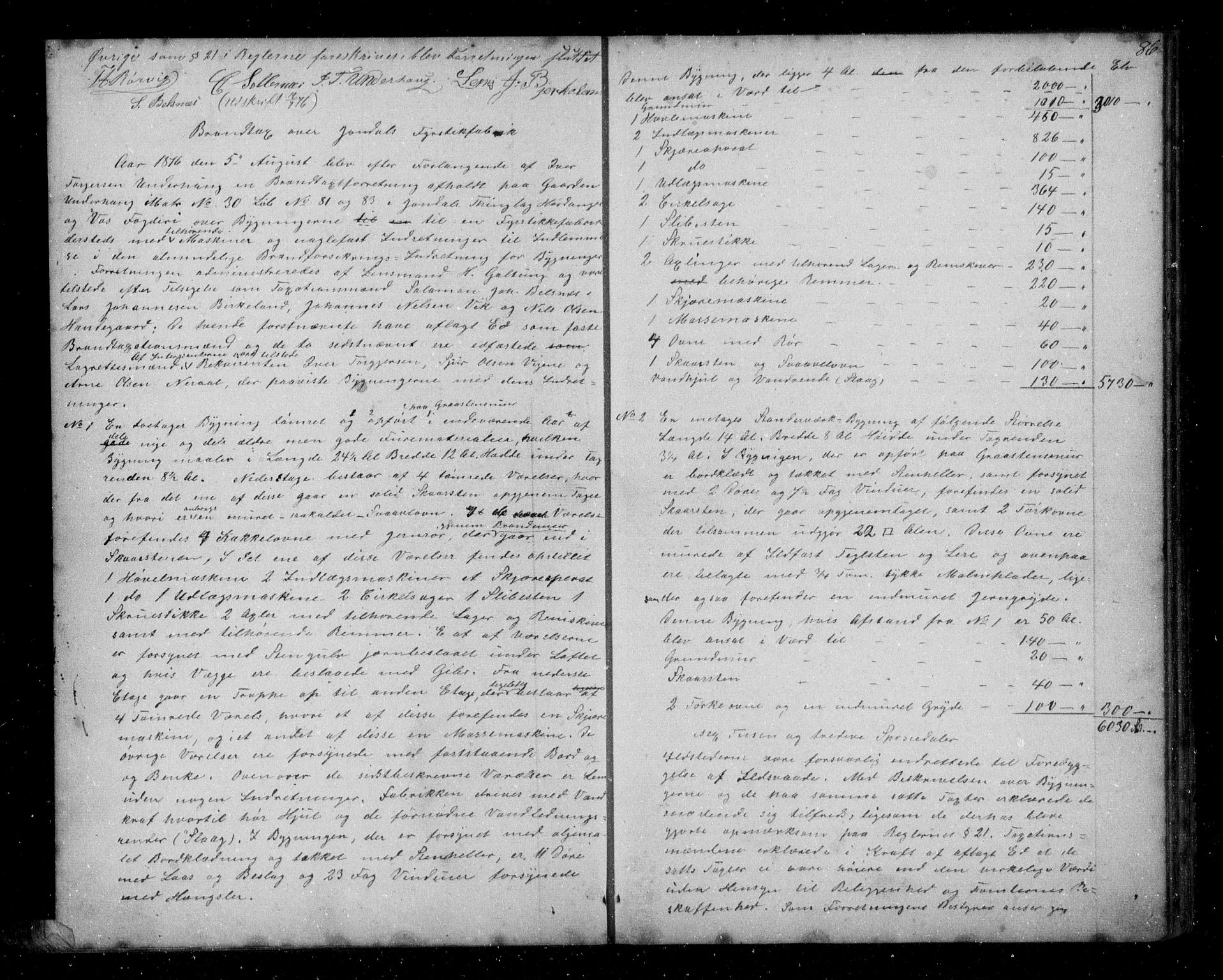 Lensmannen i Jondal, SAB/A-33101/0012/L0001: Branntakstprotokoll, 1846-1885, p. 85b-86a