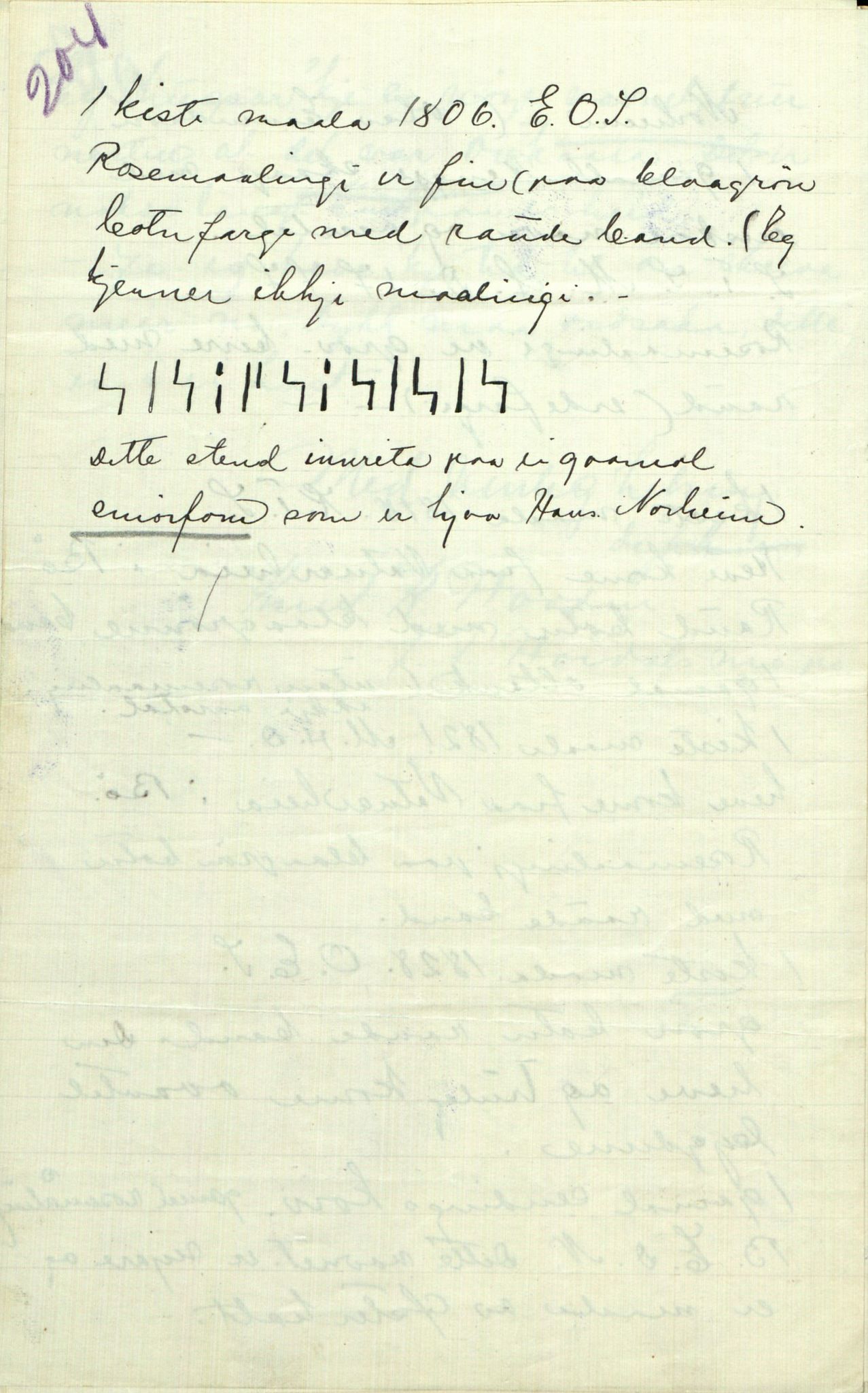 Rikard Berge, TEMU/TGM-A-1003/F/L0009/0003: 341-356 / 343 Mest brev, litt tradisjon, 1902-1925, p. 204