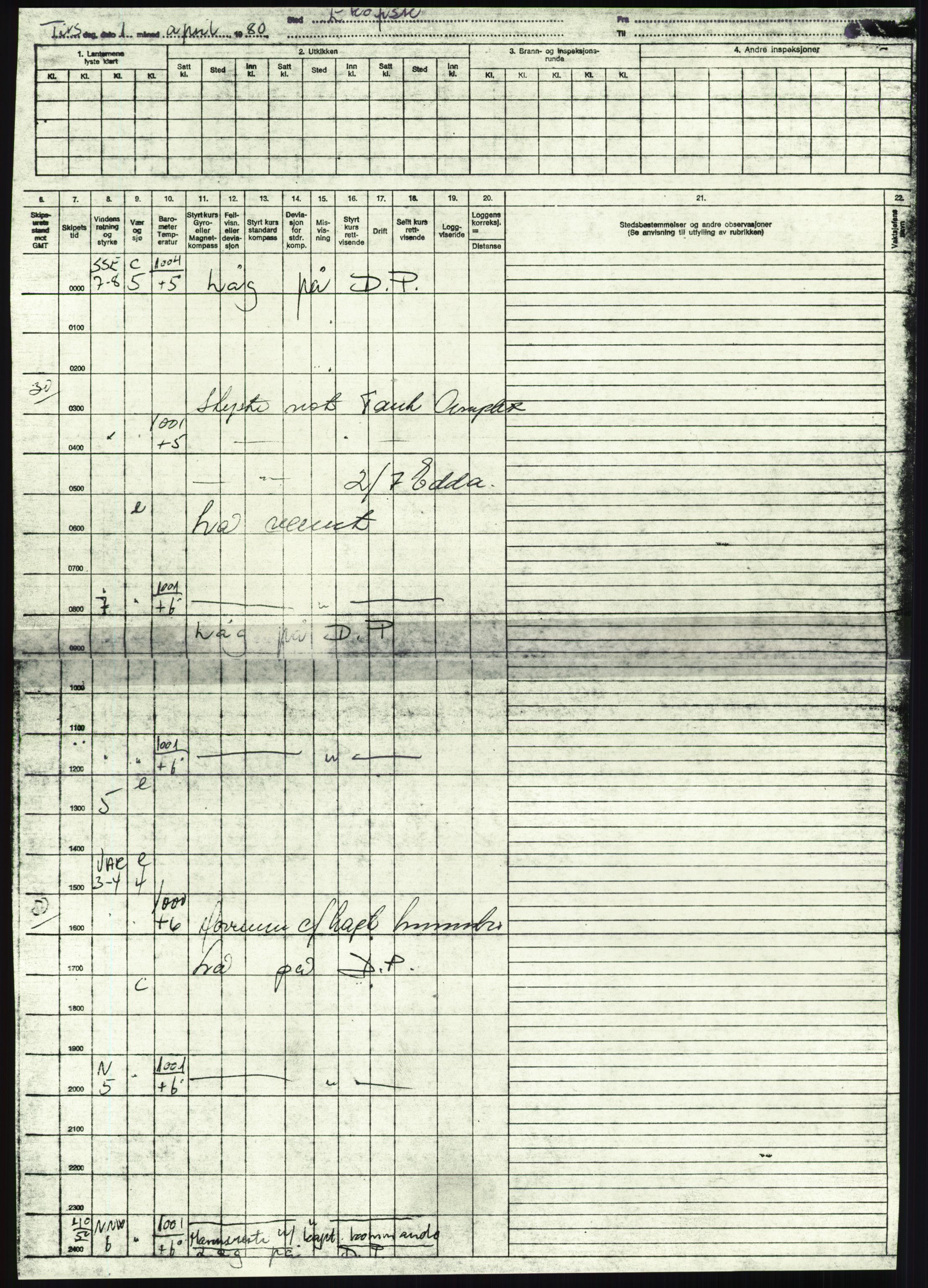 Justisdepartementet, Granskningskommisjonen ved Alexander Kielland-ulykken 27.3.1980, AV/RA-S-1165/D/L0018: R Feltopprydning (Doku.liste + R2, R4-R6 av 6), 1980-1981, p. 447