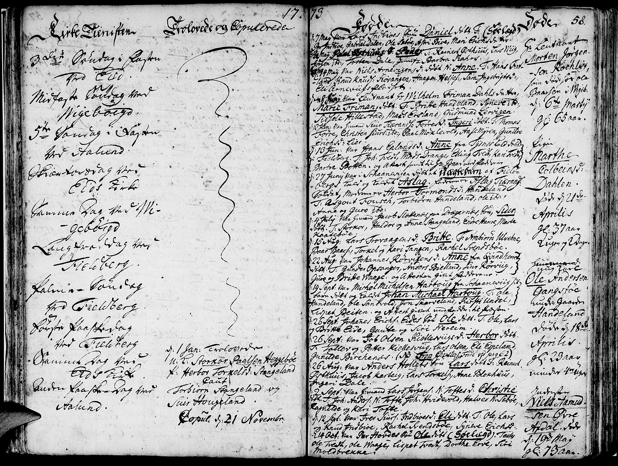 Fjelberg sokneprestembete, SAB/A-75201/H/Haa: Parish register (official) no. A 2, 1760-1788, p. 58