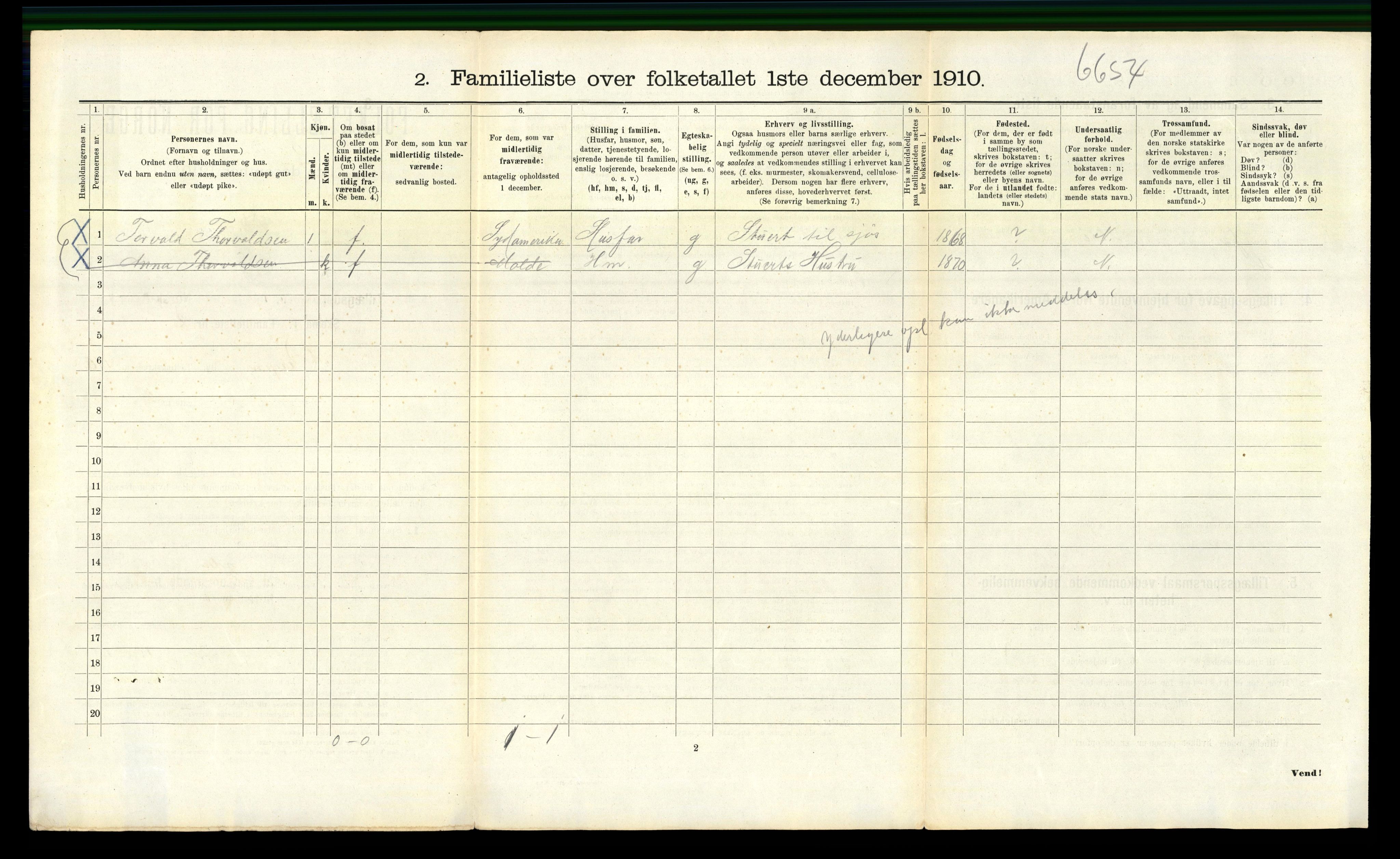 RA, 1910 census for Bergen, 1910, p. 40160