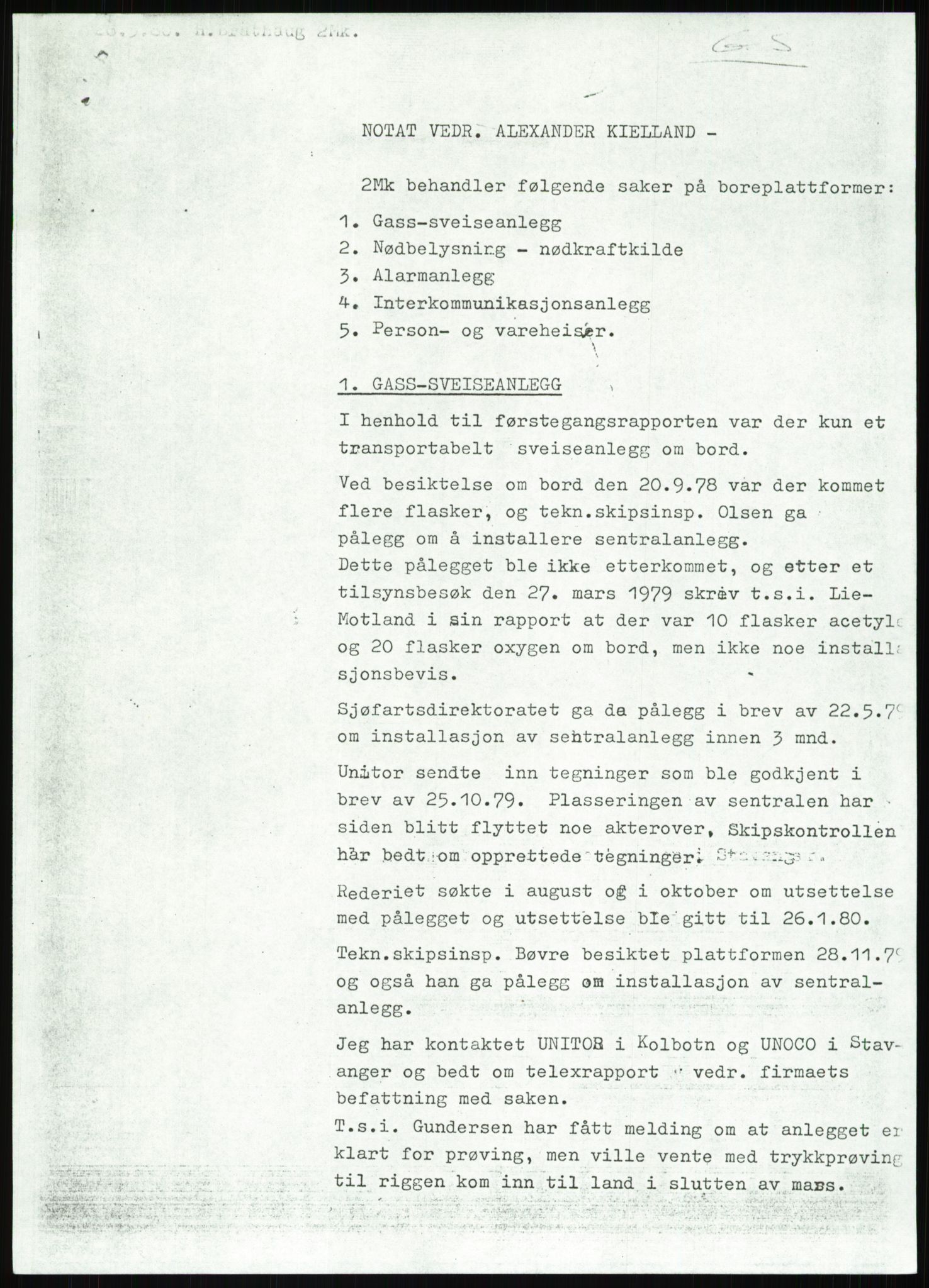 Justisdepartementet, Granskningskommisjonen ved Alexander Kielland-ulykken 27.3.1980, AV/RA-S-1165/D/L0013: H Sjøfartsdirektoratet og Skipskontrollen (H25-H43, H45, H47-H48, H50, H52)/I Det norske Veritas (I34, I41, I47), 1980-1981, p. 592