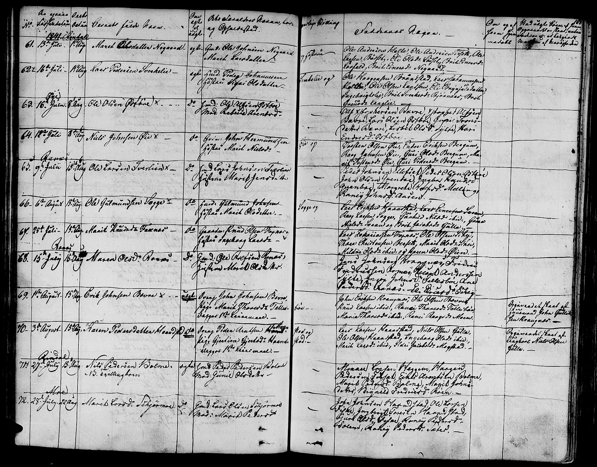 Ministerialprotokoller, klokkerbøker og fødselsregistre - Møre og Romsdal, SAT/A-1454/595/L1042: Parish register (official) no. 595A04, 1829-1843, p. 108