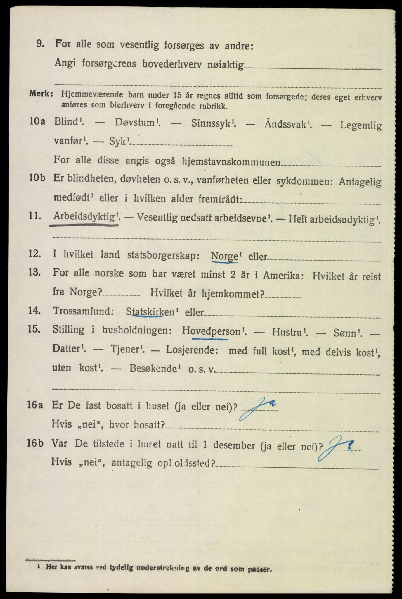 SAH, 1920 census for Elverum, 1920, p. 19251