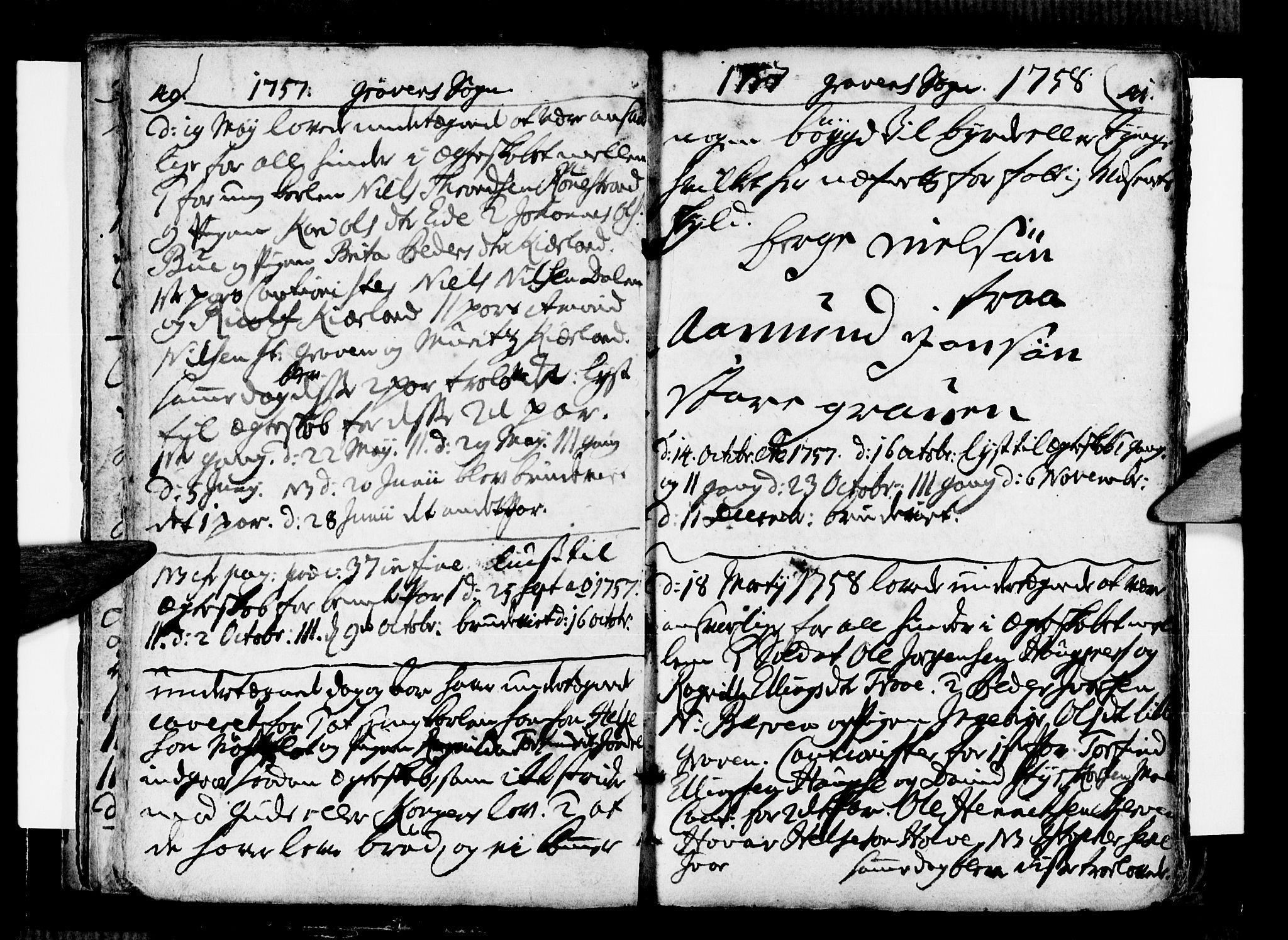 Ulvik sokneprestembete, SAB/A-78801/H/Haa: Parish register (official) no. A 9, 1743-1792, p. 40-41