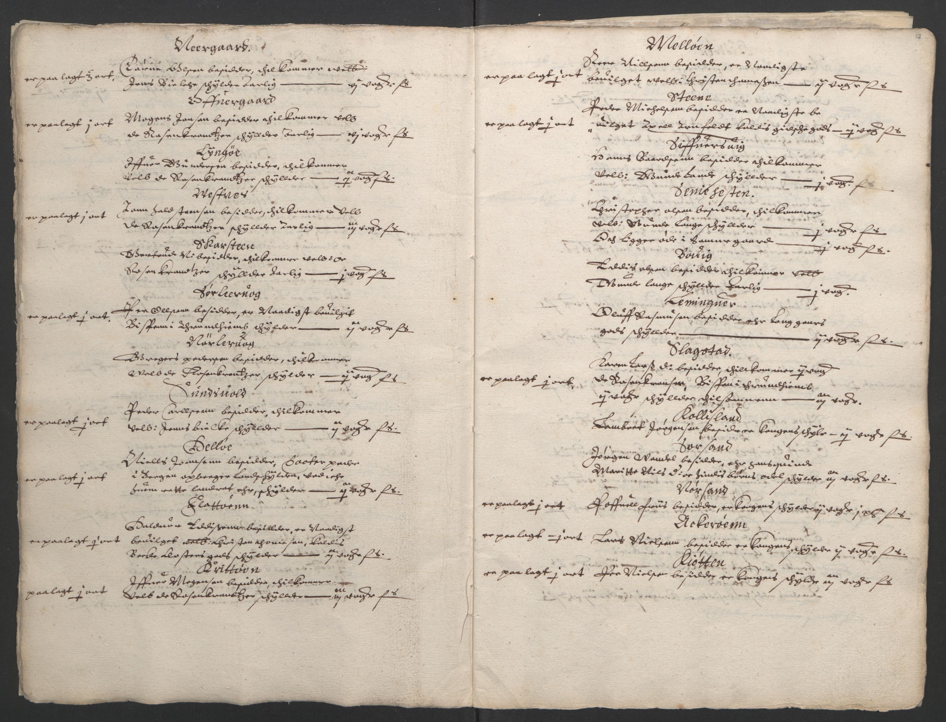 Stattholderembetet 1572-1771, AV/RA-EA-2870/Ek/L0006/0002: Jordebøker til utlikning av garnisonsskatt 1624-1626: / Jordebøker for de nordlandske len, 1626, p. 19