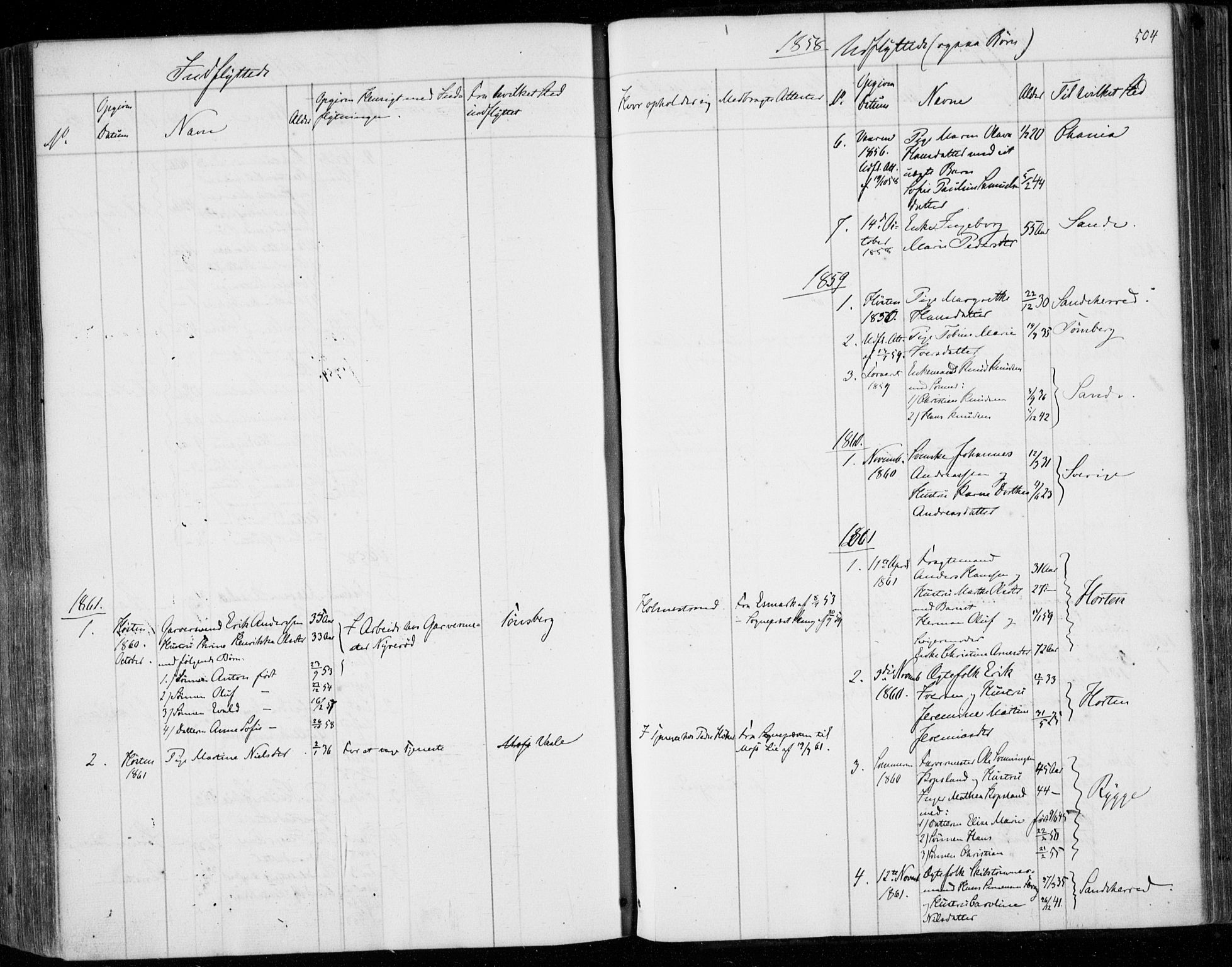 Holmestrand kirkebøker, SAKO/A-346/F/Fa/L0002: Parish register (official) no. 2, 1840-1866, p. 504