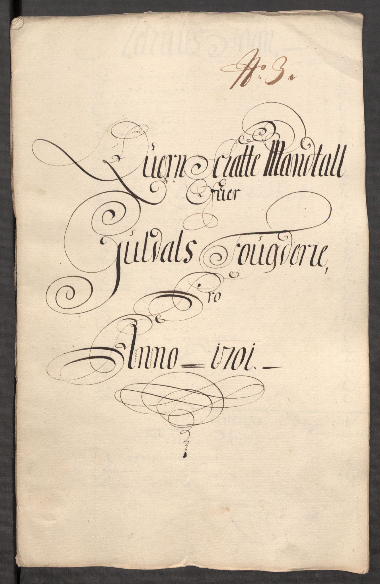 Rentekammeret inntil 1814, Reviderte regnskaper, Fogderegnskap, RA/EA-4092/R60/L3951: Fogderegnskap Orkdal og Gauldal, 1701, p. 225