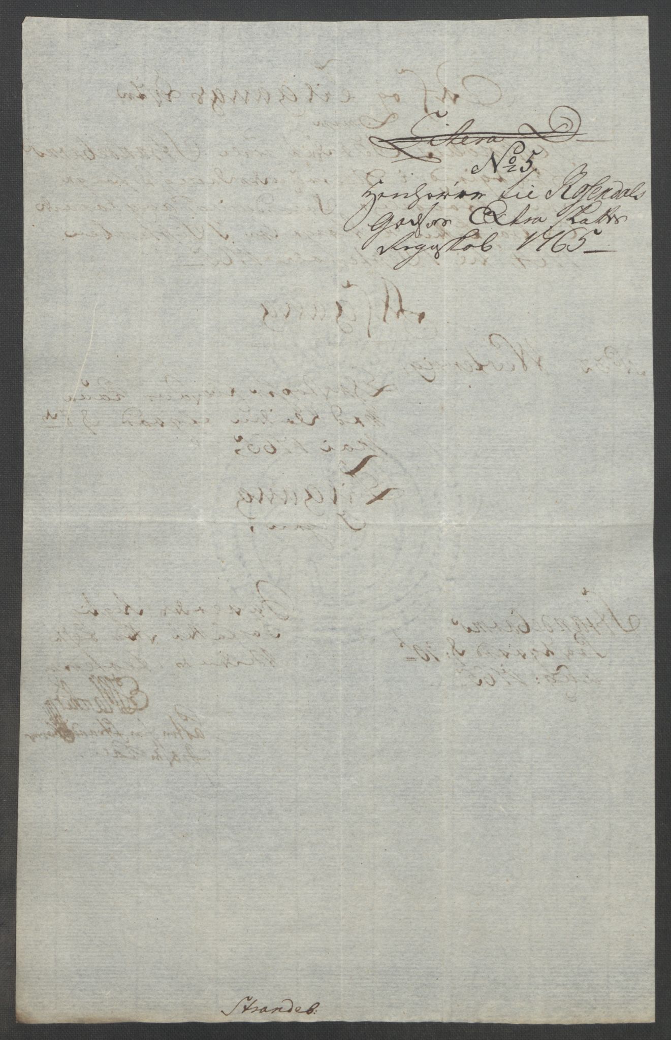 Rentekammeret inntil 1814, Reviderte regnskaper, Fogderegnskap, RA/EA-4092/R49/L3157: Ekstraskatten Rosendal Baroni, 1762-1772, p. 135