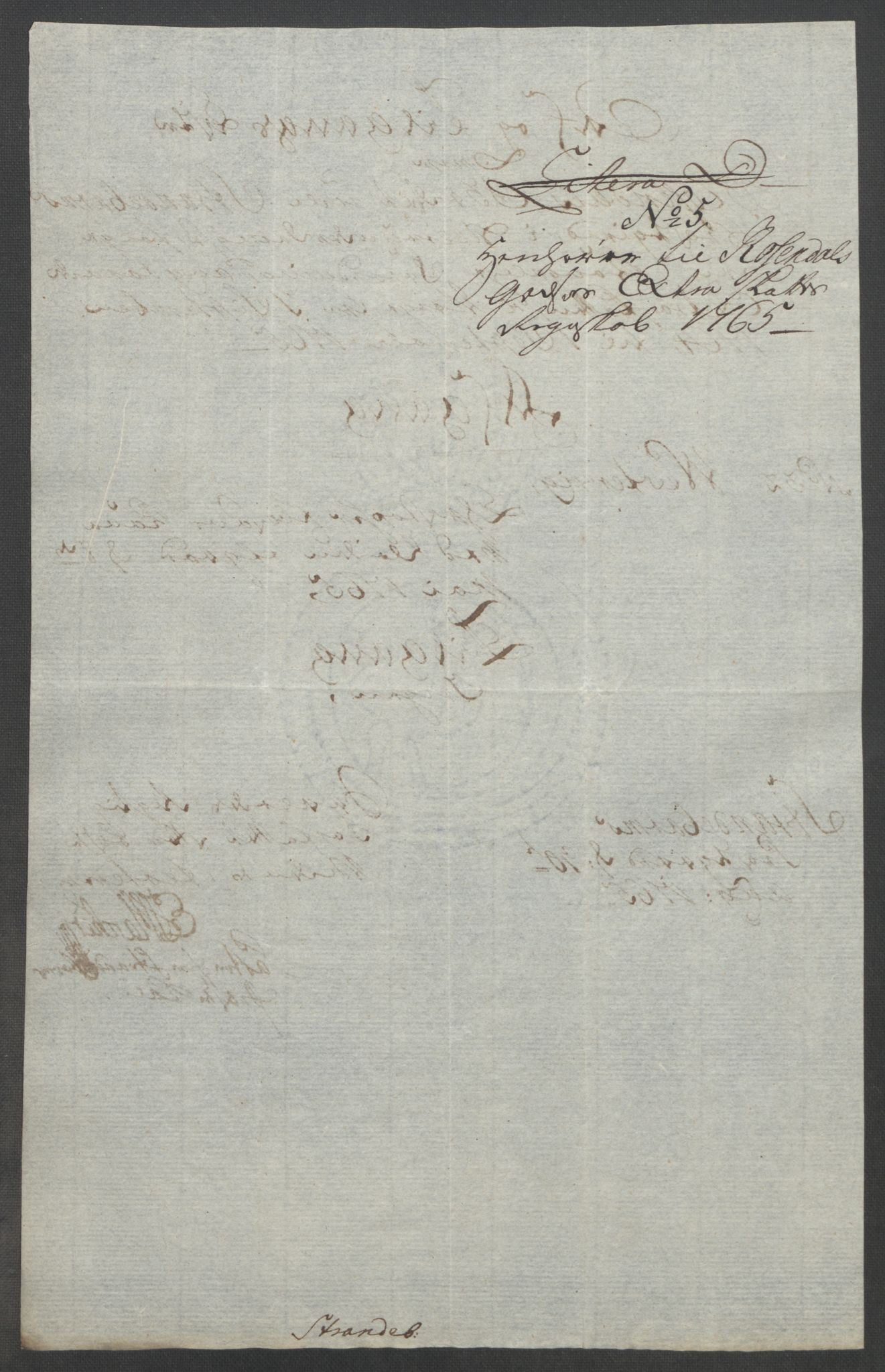 Rentekammeret inntil 1814, Reviderte regnskaper, Fogderegnskap, AV/RA-EA-4092/R49/L3157: Ekstraskatten Rosendal Baroni, 1762-1772, p. 135