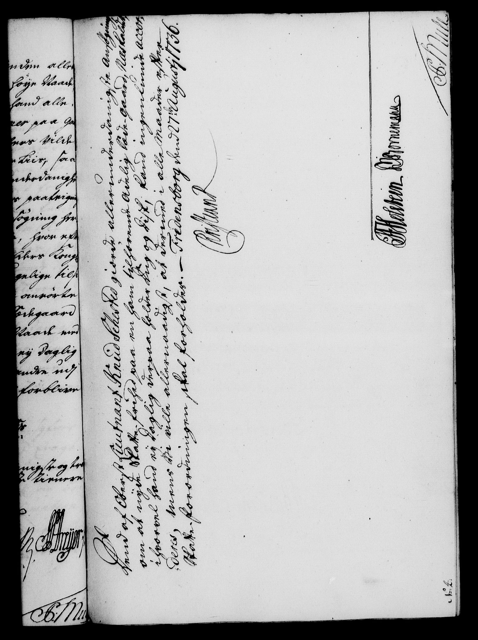 Rentekammeret, Kammerkanselliet, AV/RA-EA-3111/G/Gf/Gfa/L0019: Norsk relasjons- og resolusjonsprotokoll (merket RK 52.19), 1736, p. 355