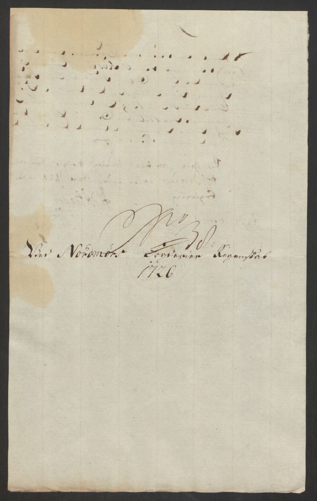 Rentekammeret inntil 1814, Reviderte regnskaper, Fogderegnskap, AV/RA-EA-4092/R56/L3759: Fogderegnskap Nordmøre, 1726, p. 233