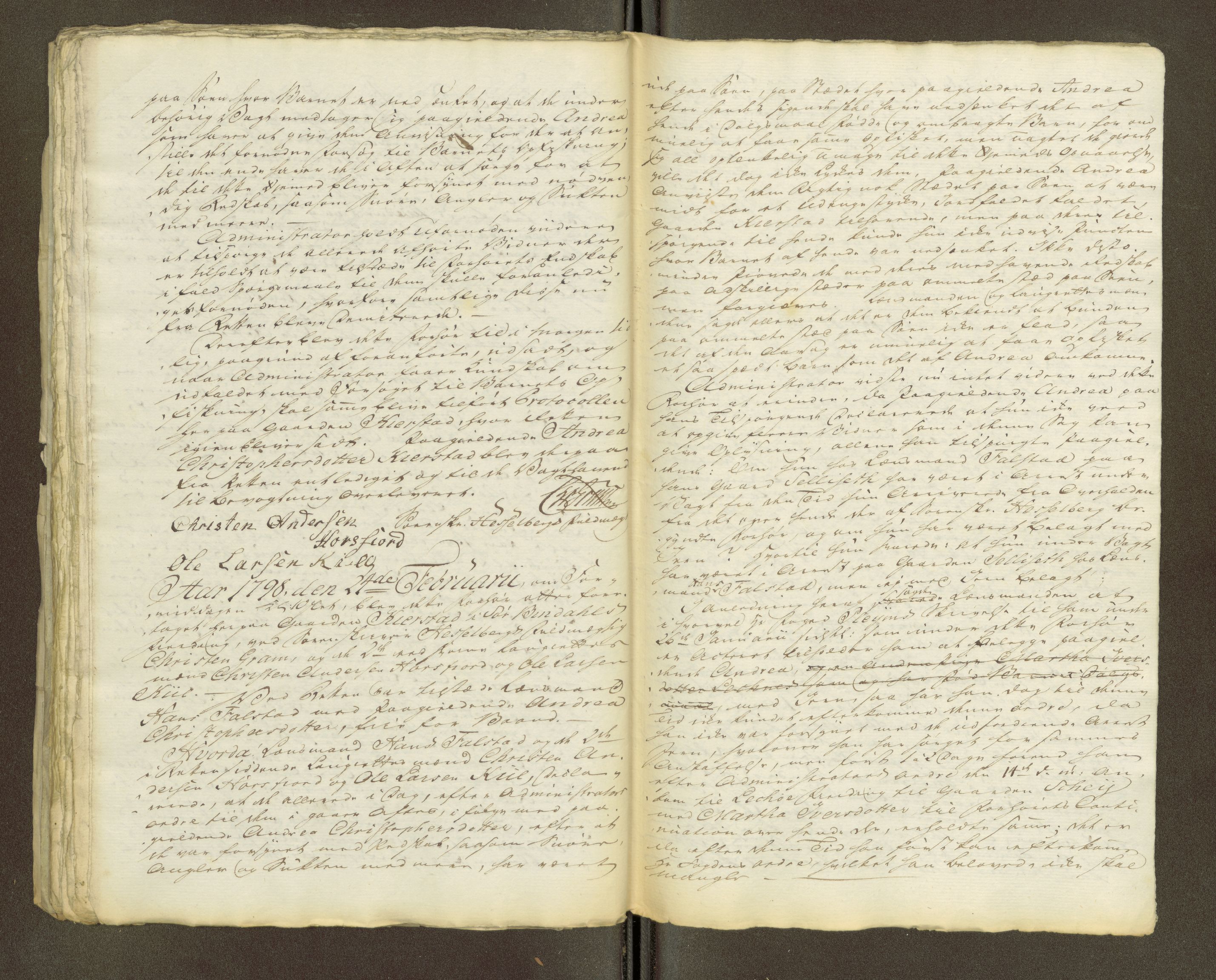 Namdal sorenskriveri, SAT/A-4133/1/1/1O/1Oa/L0007: Sivile og offentlige saker, 1798, p. 160