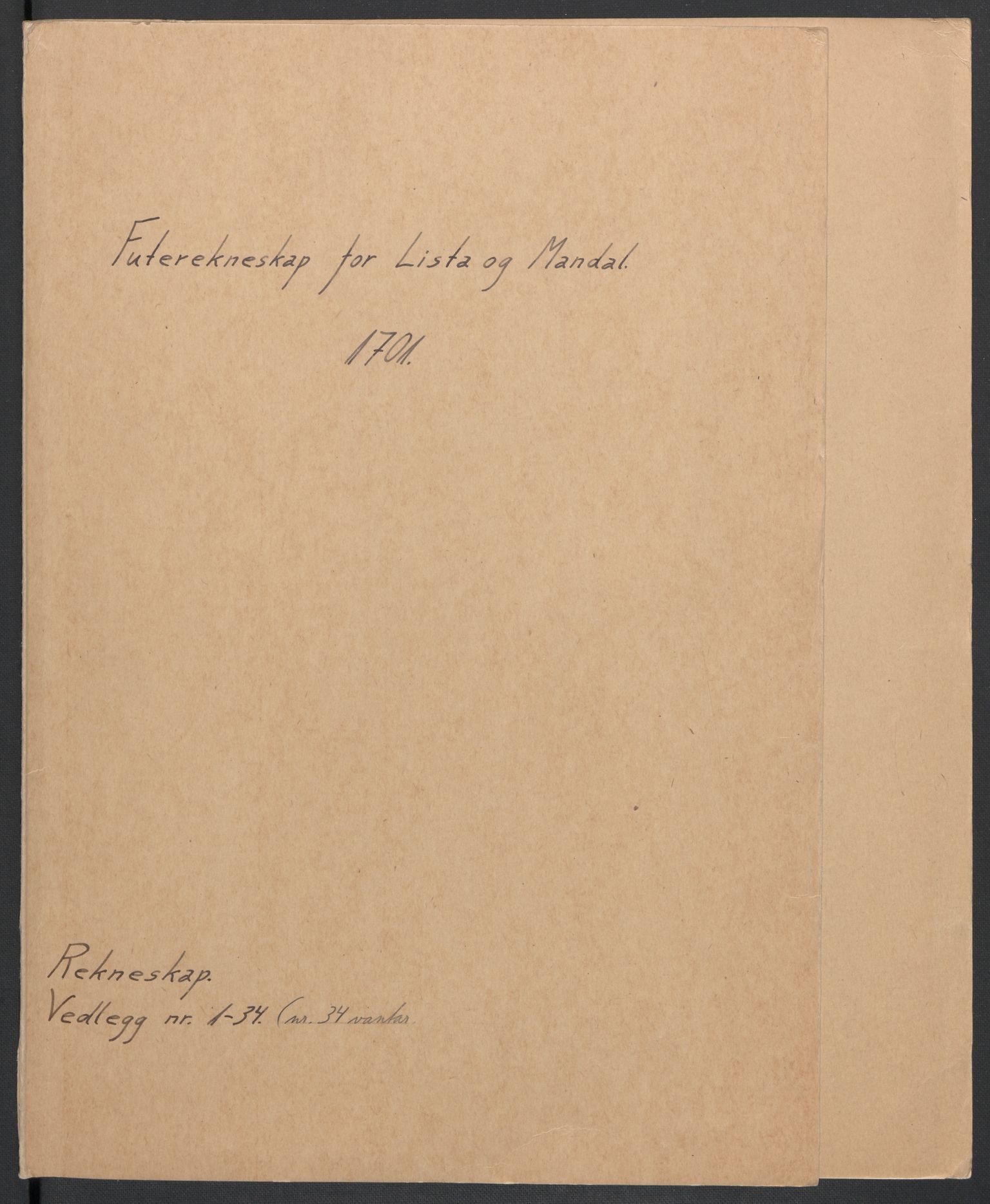 Rentekammeret inntil 1814, Reviderte regnskaper, Fogderegnskap, AV/RA-EA-4092/R43/L2549: Fogderegnskap Lista og Mandal, 1701-1702, p. 2