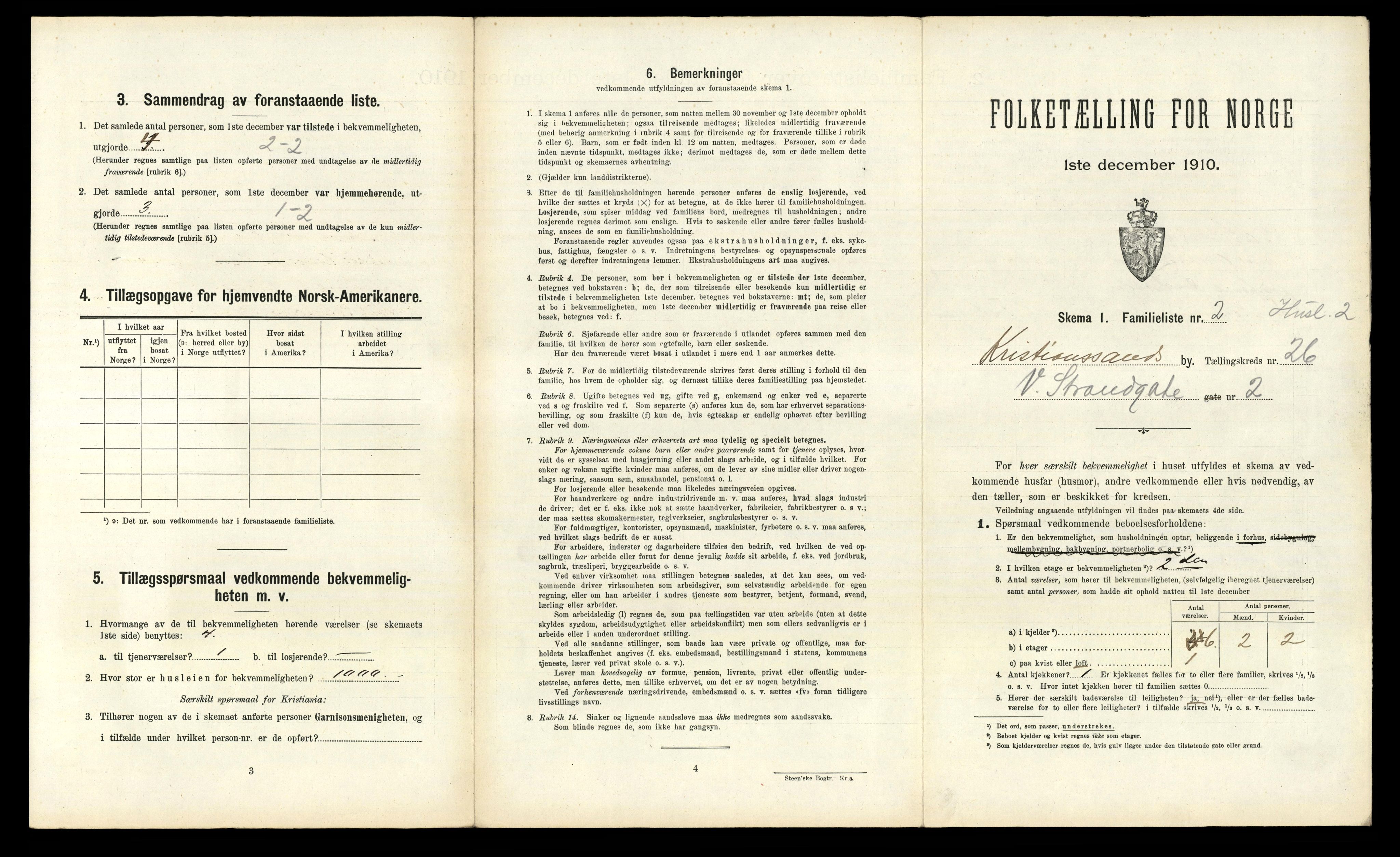 RA, 1910 census for Kristiansand, 1910, p. 6786