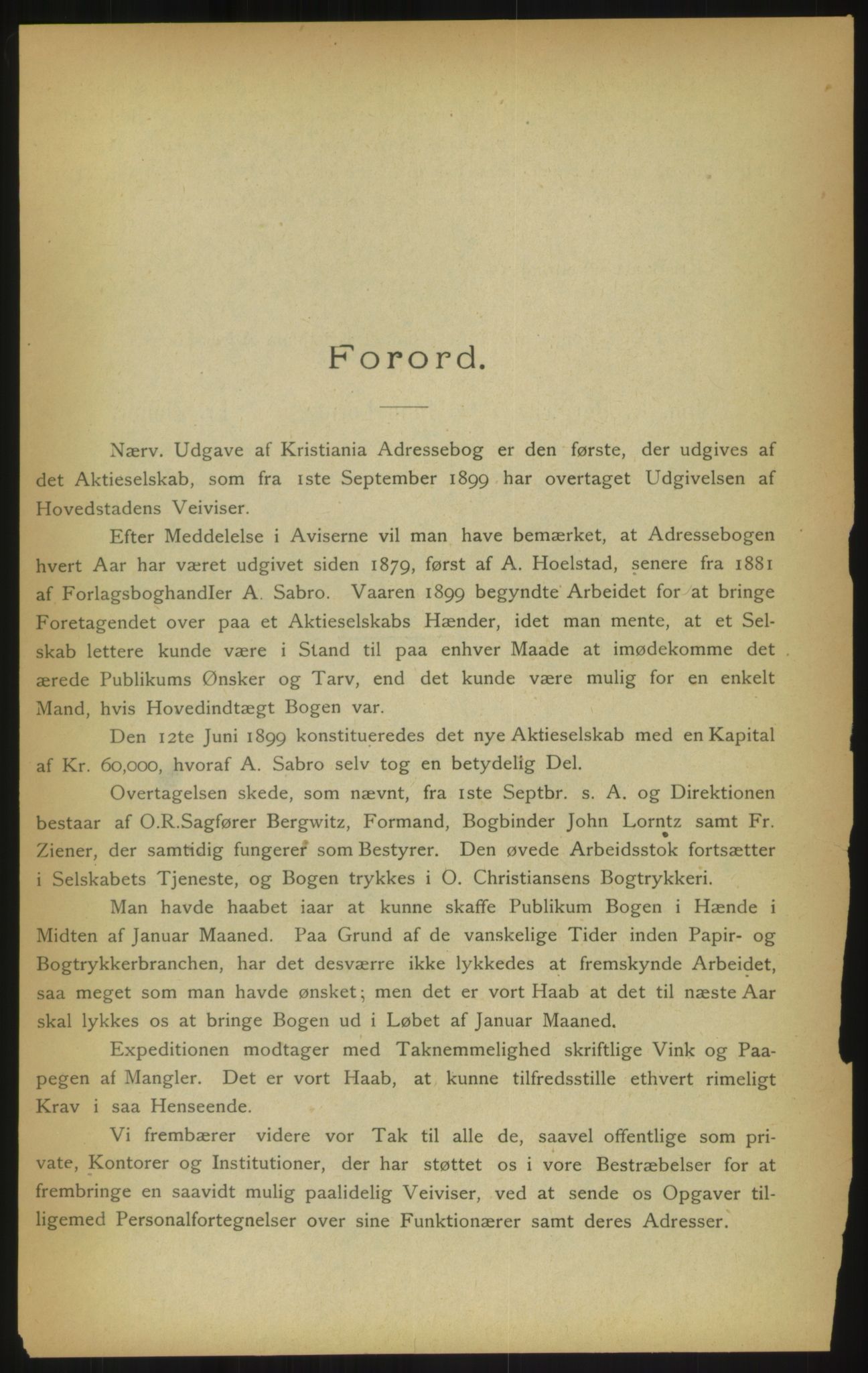 Kristiania/Oslo adressebok, PUBL/-, 1900