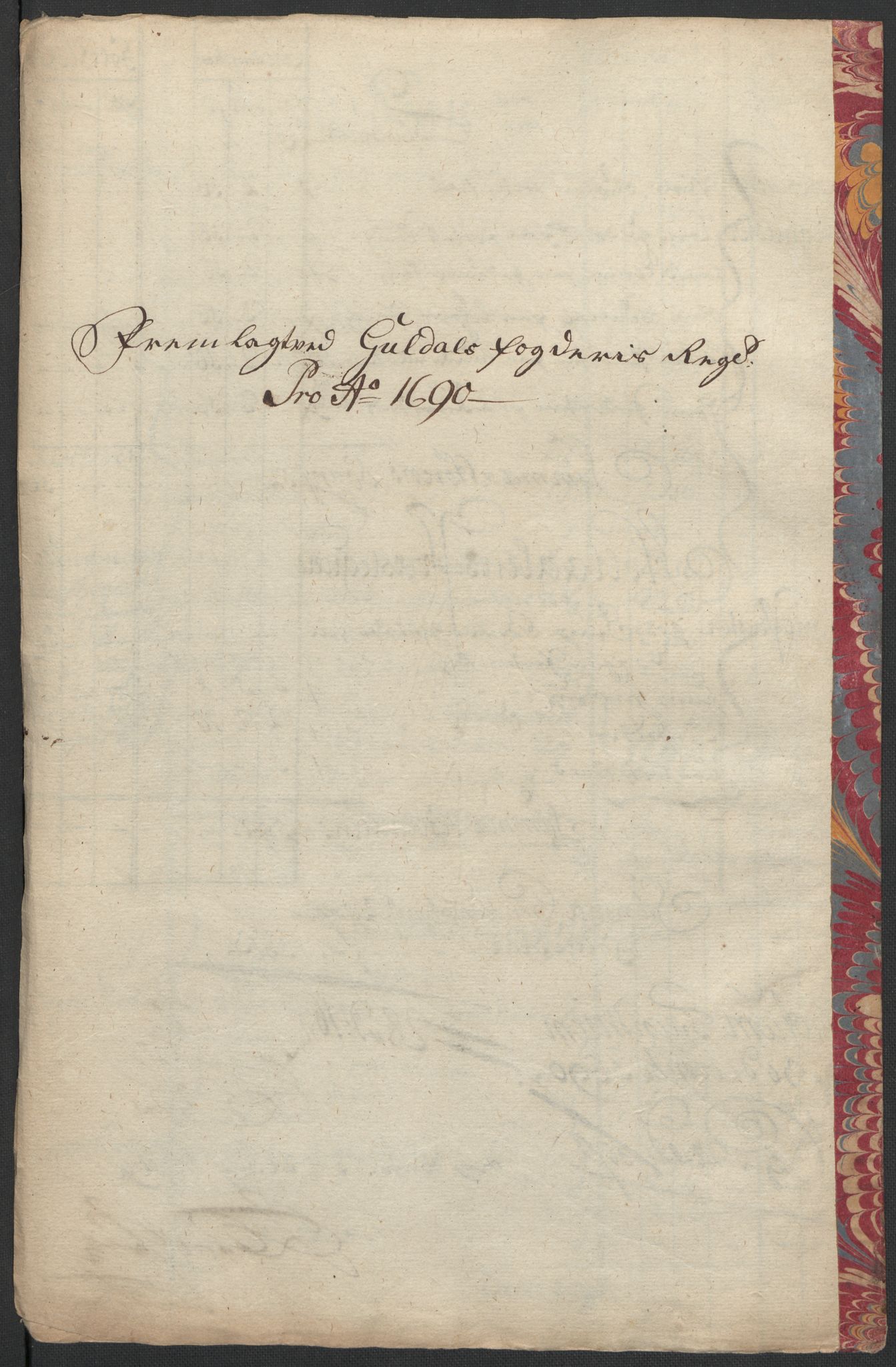 Rentekammeret inntil 1814, Reviderte regnskaper, Fogderegnskap, RA/EA-4092/R59/L3940: Fogderegnskap Gauldal, 1689-1690, p. 293