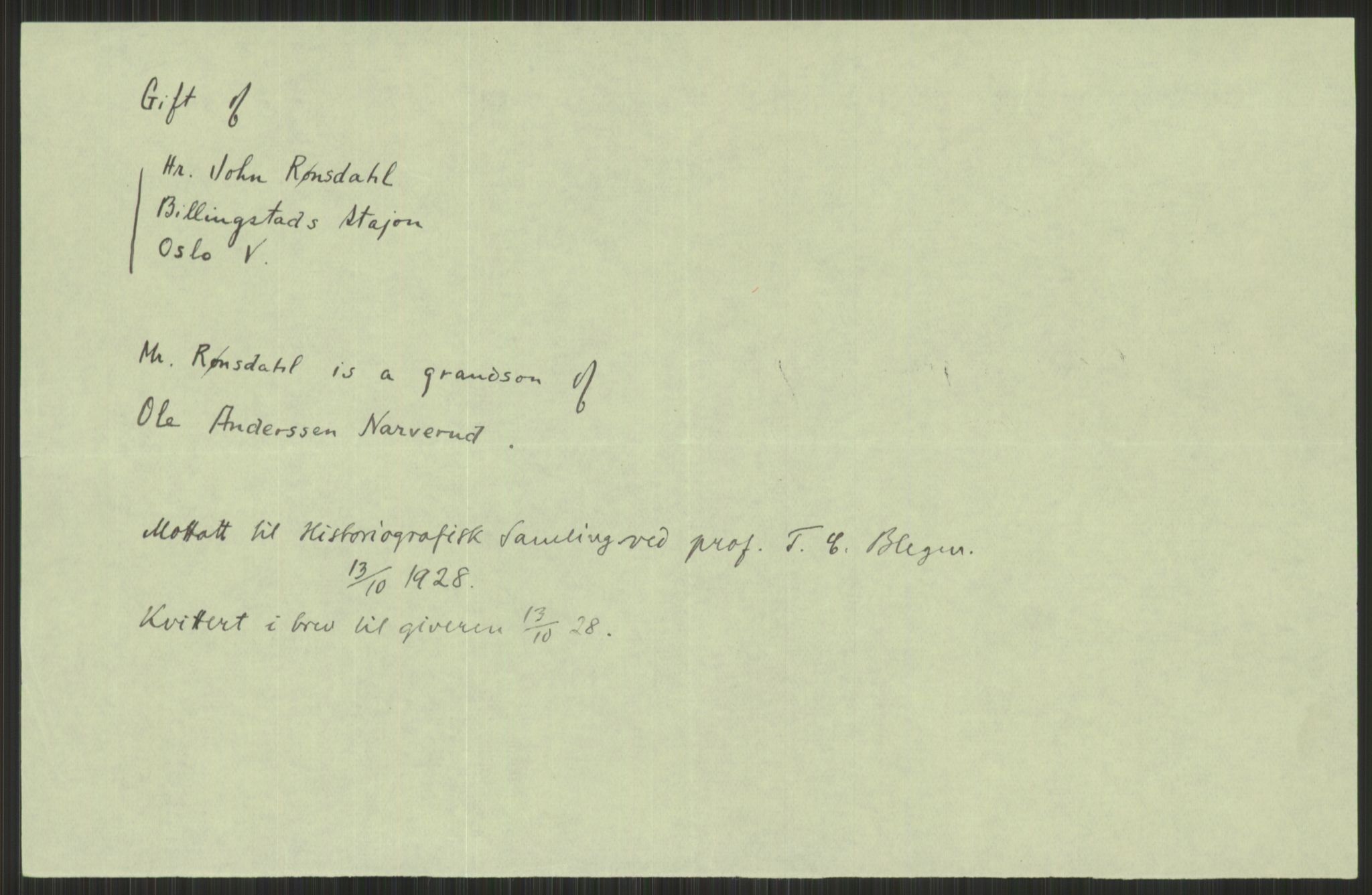 Samlinger til kildeutgivelse, Amerikabrevene, RA/EA-4057/F/L0021: Innlån fra Buskerud: Michalsen - Ål bygdearkiv, 1838-1914, p. 161