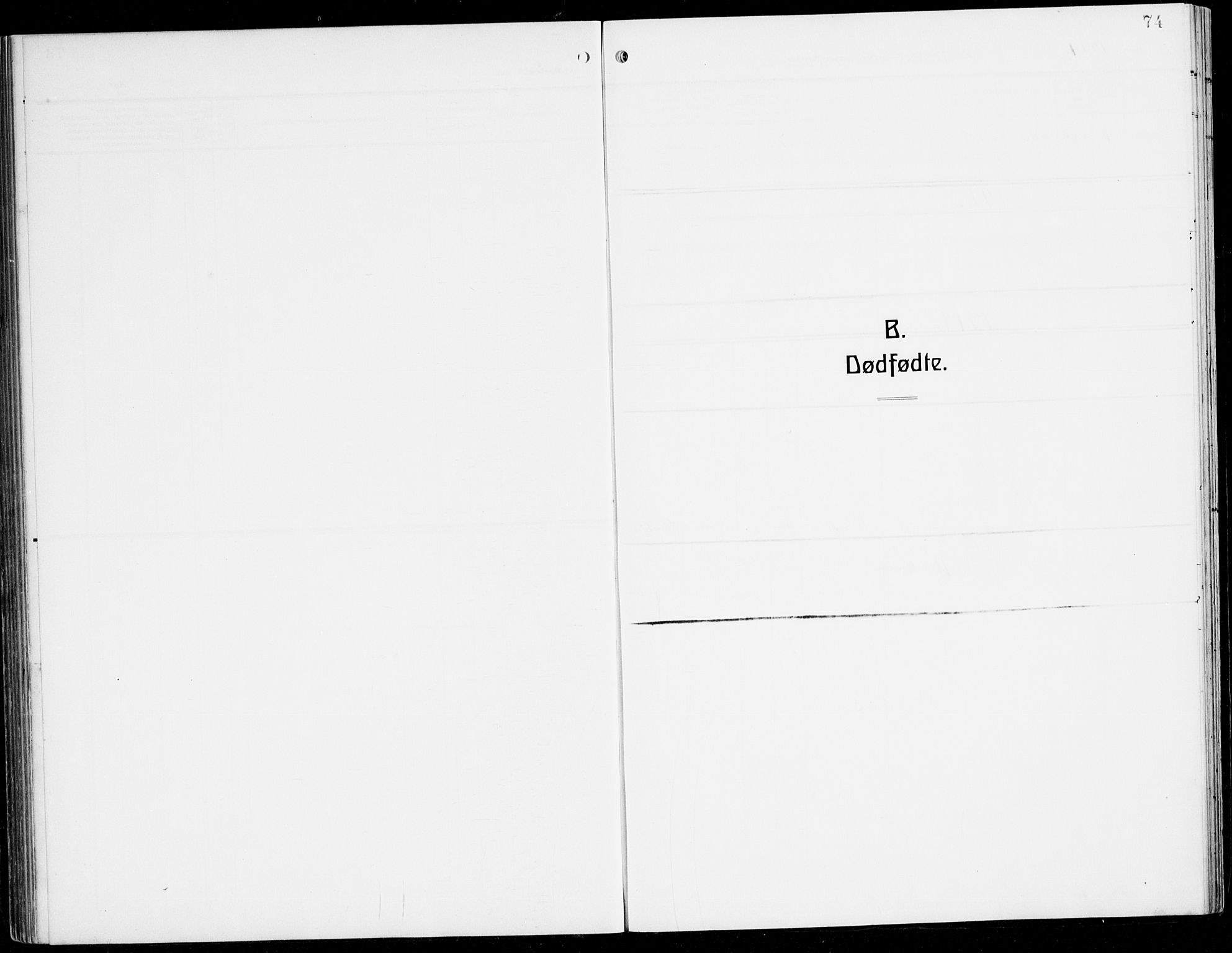 Sogndal sokneprestembete, AV/SAB-A-81301/H/Hab/Habc/L0003: Parish register (copy) no. C 3, 1911-1942, p. 74