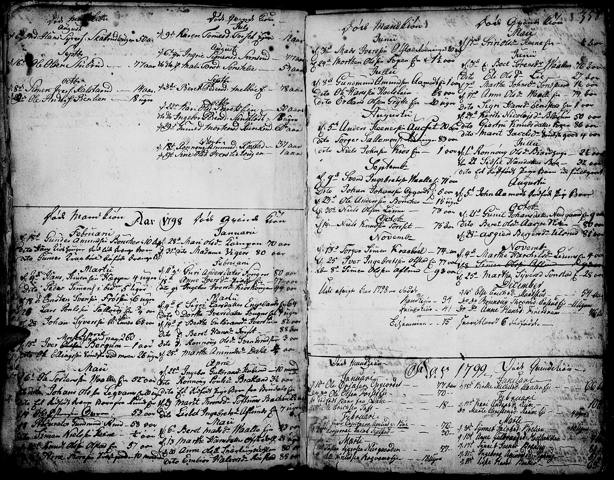 Gausdal prestekontor, AV/SAH-PREST-090/H/Ha/Haa/L0003: Parish register (official) no. 3, 1758-1809, p. 358