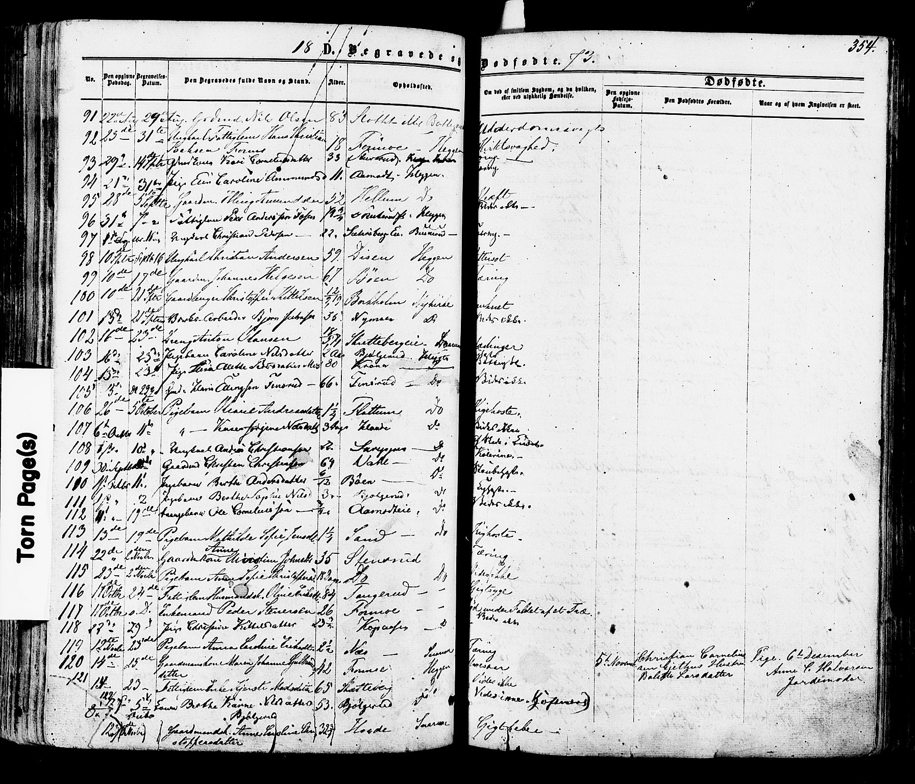 Modum kirkebøker, SAKO/A-234/F/Fa/L0010: Parish register (official) no. 10, 1865-1876, p. 354