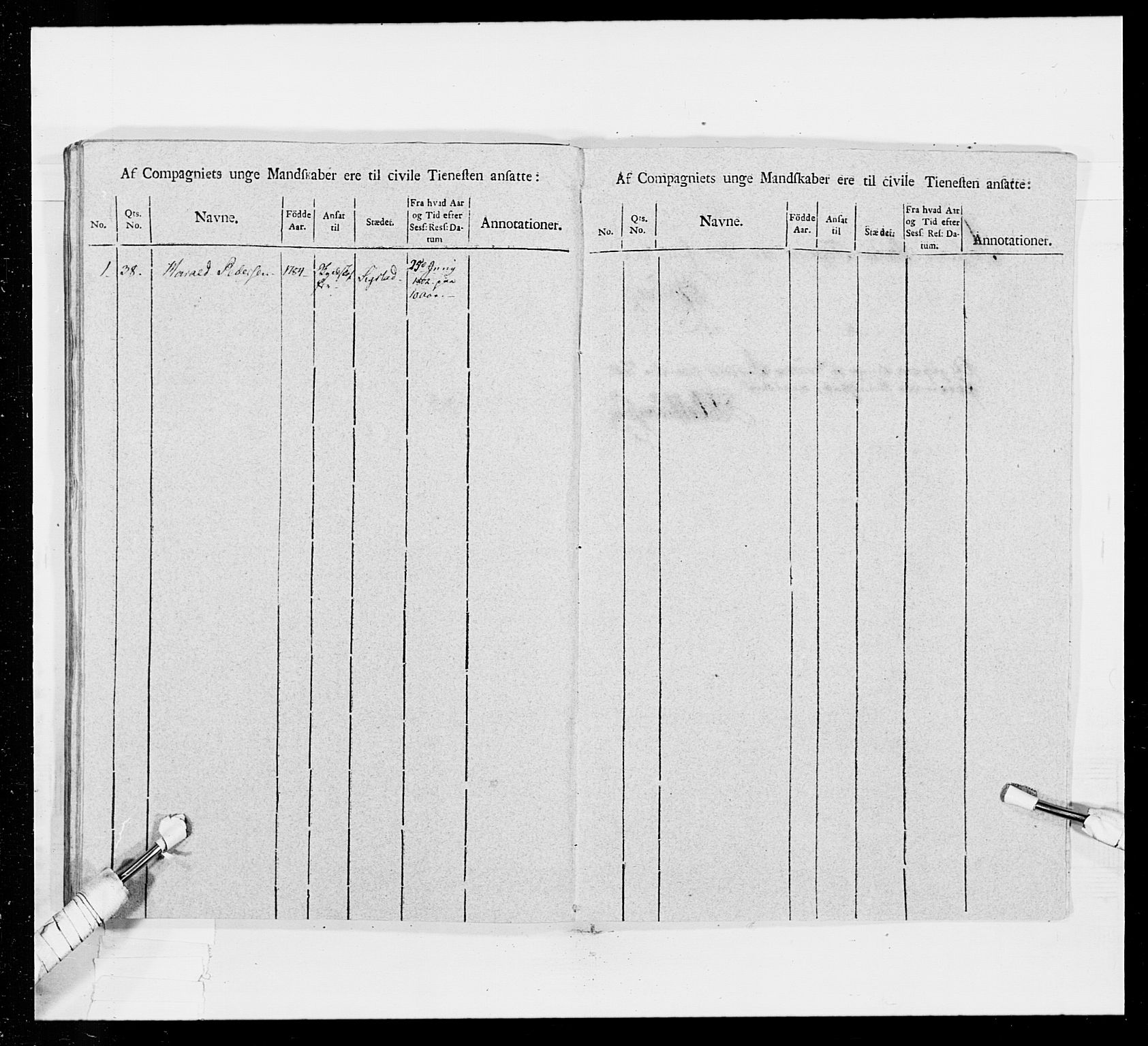 Generalitets- og kommissariatskollegiet, Det kongelige norske kommissariatskollegium, AV/RA-EA-5420/E/Eh/L0016: Opplandske dragonregiment, 1789-1801, p. 530