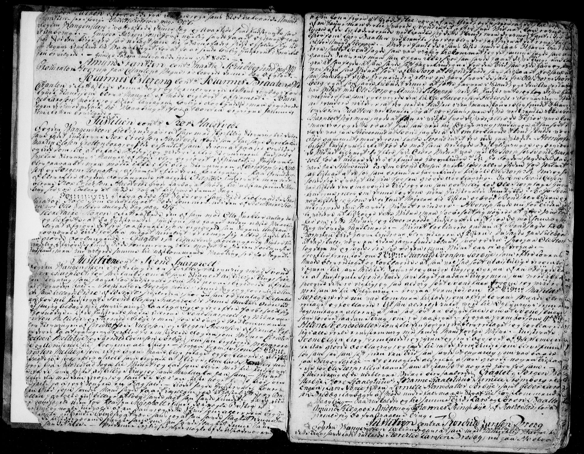 Heggen og Frøland sorenskriveri I, AV/SAO-A-11556/F/Fb/L0045: Tingbok, 1794-1802, p. 1b-2a
