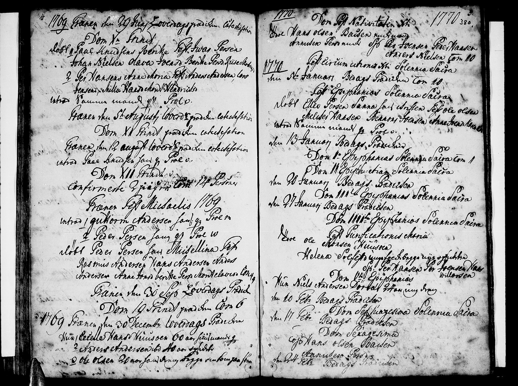 Ministerialprotokoller, klokkerbøker og fødselsregistre - Nordland, SAT/A-1459/839/L0563: Parish register (official) no. 839A01 /2, 1768-1824, p. 4-5