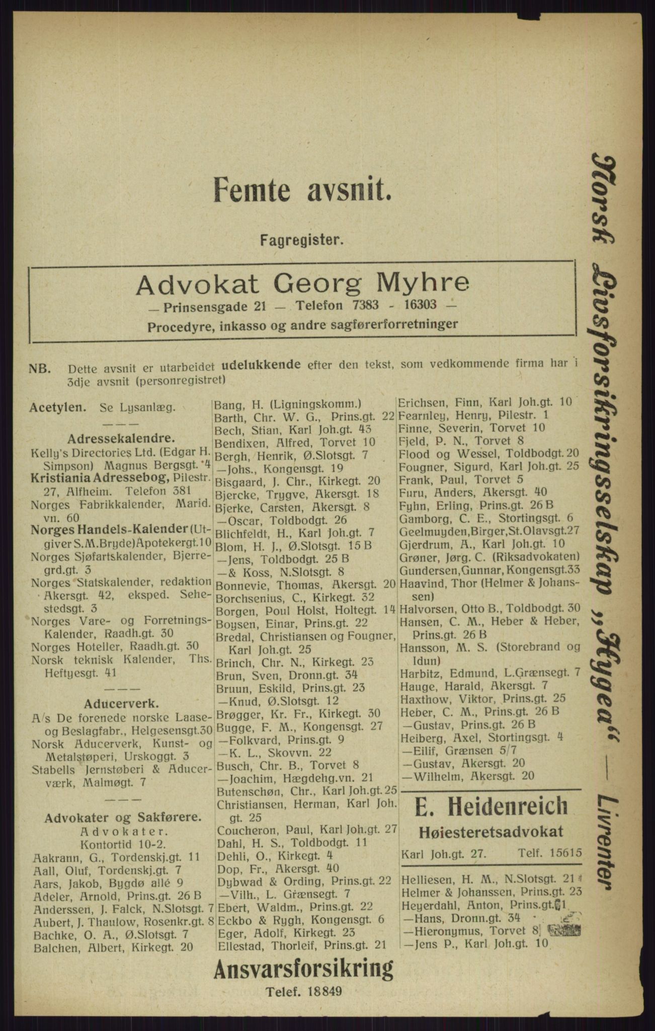 Kristiania/Oslo adressebok, PUBL/-, 1916, p. 1817
