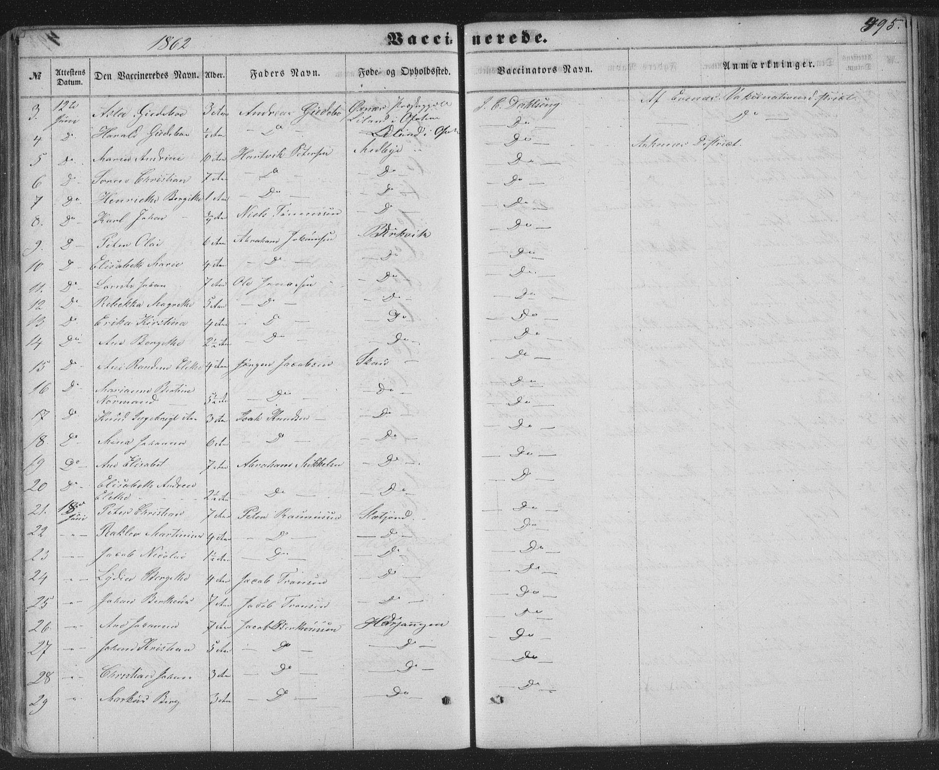 Ministerialprotokoller, klokkerbøker og fødselsregistre - Nordland, AV/SAT-A-1459/863/L0896: Parish register (official) no. 863A08, 1861-1871, p. 495